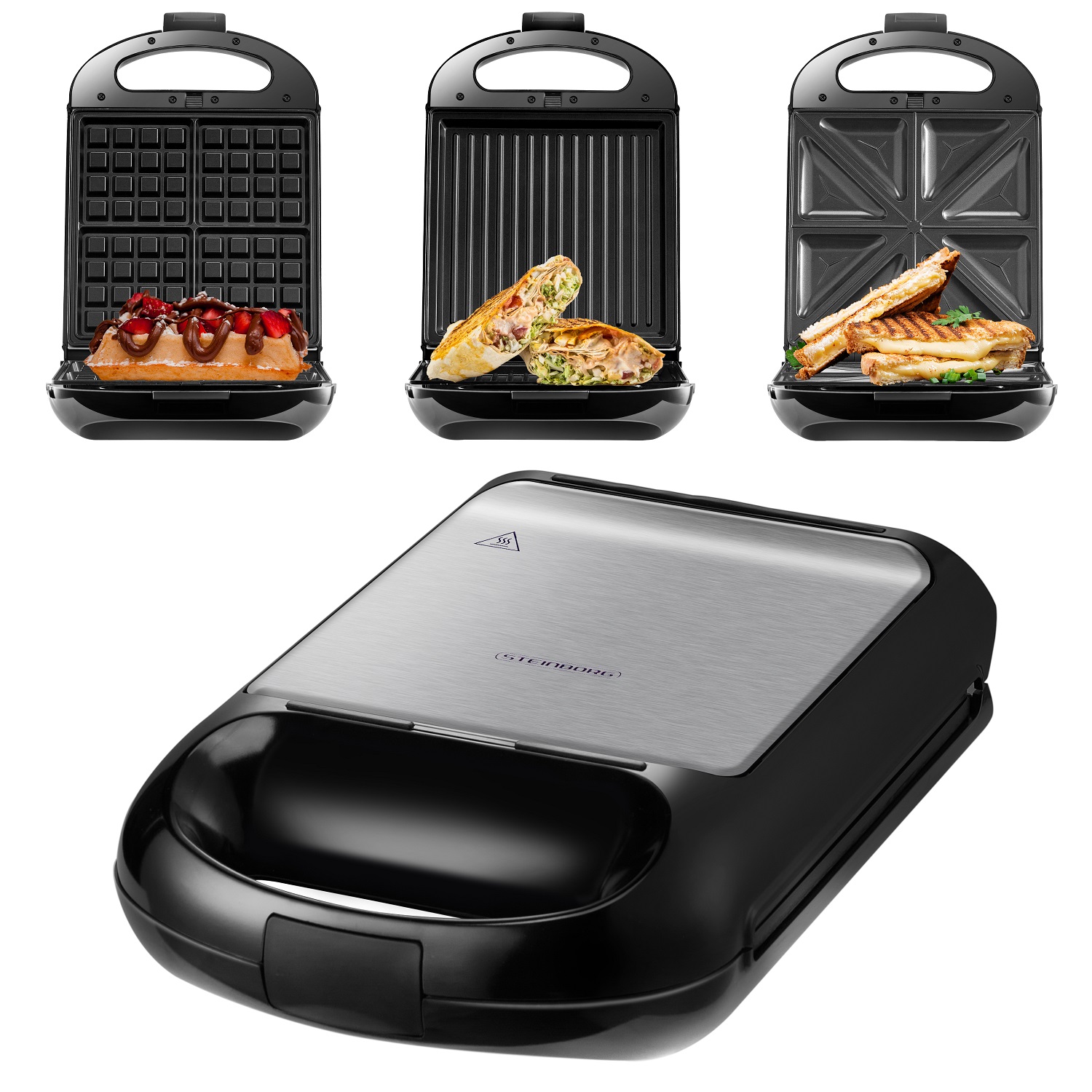 Steinborg SB-2120 Sandwich Maker 3 in 1