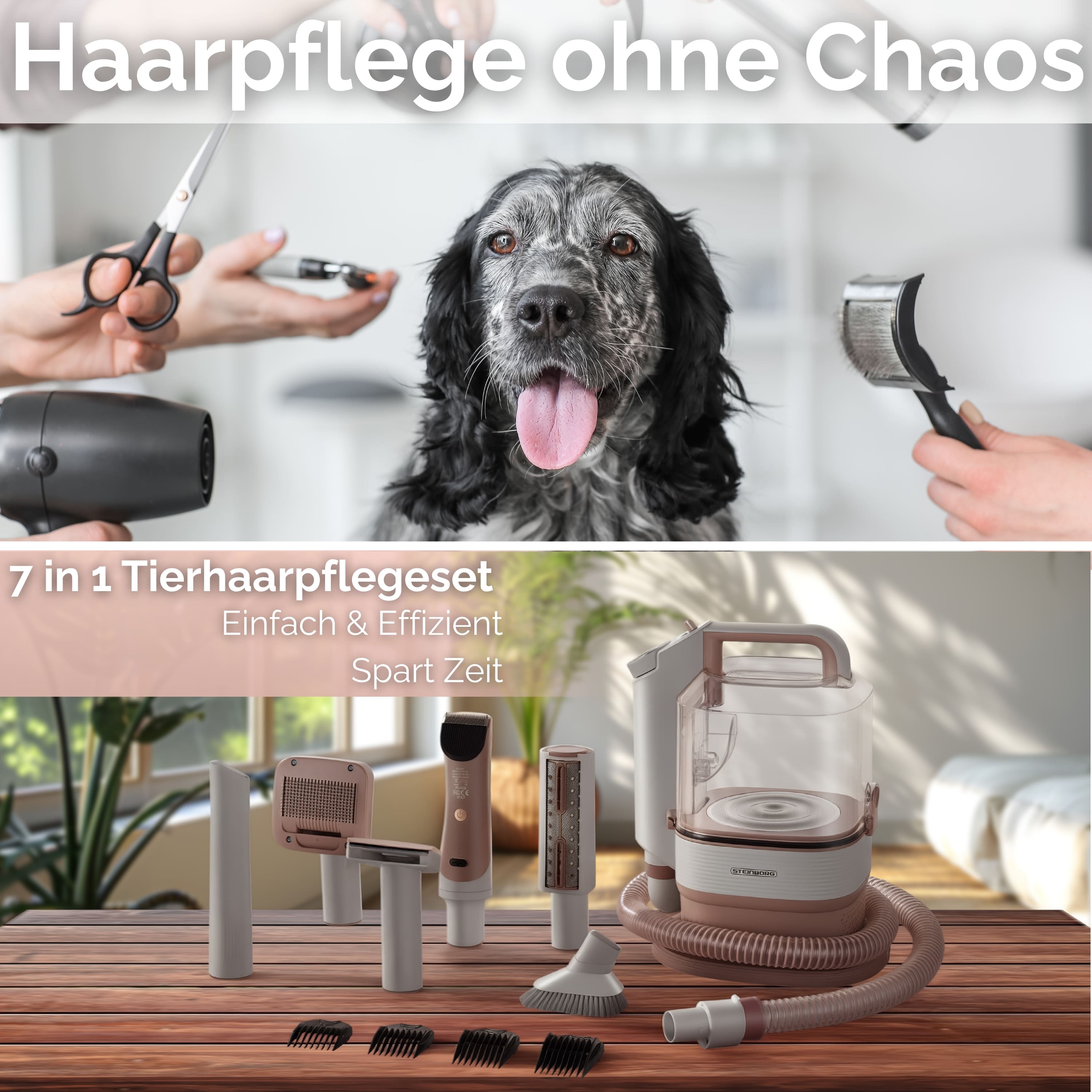 Steinborg SB-1070 Staubsauger für Haar von Haustier