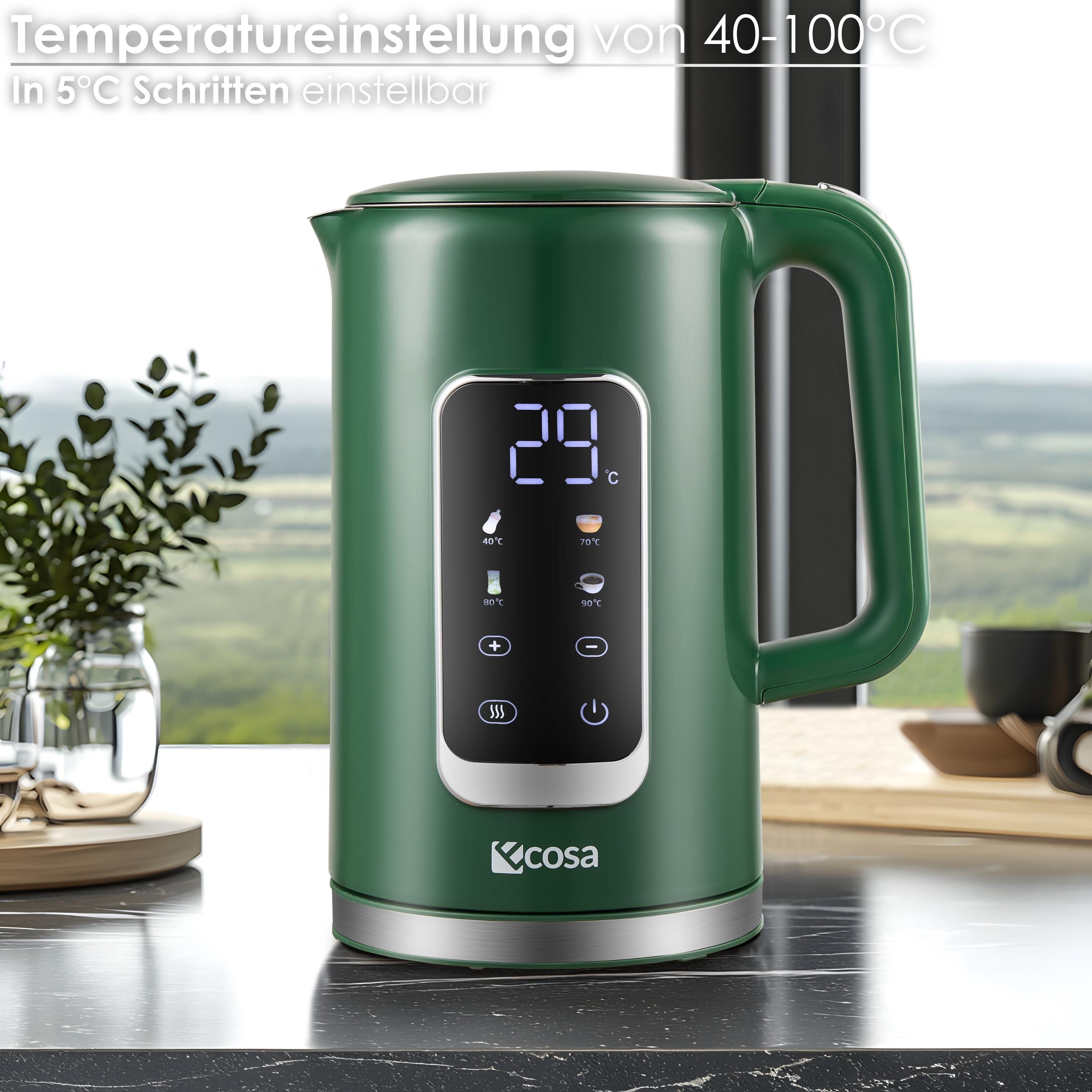 Ecosa EO-692 Wasserkocher Grün Ecosa EO-692 Wasserkocher Grün