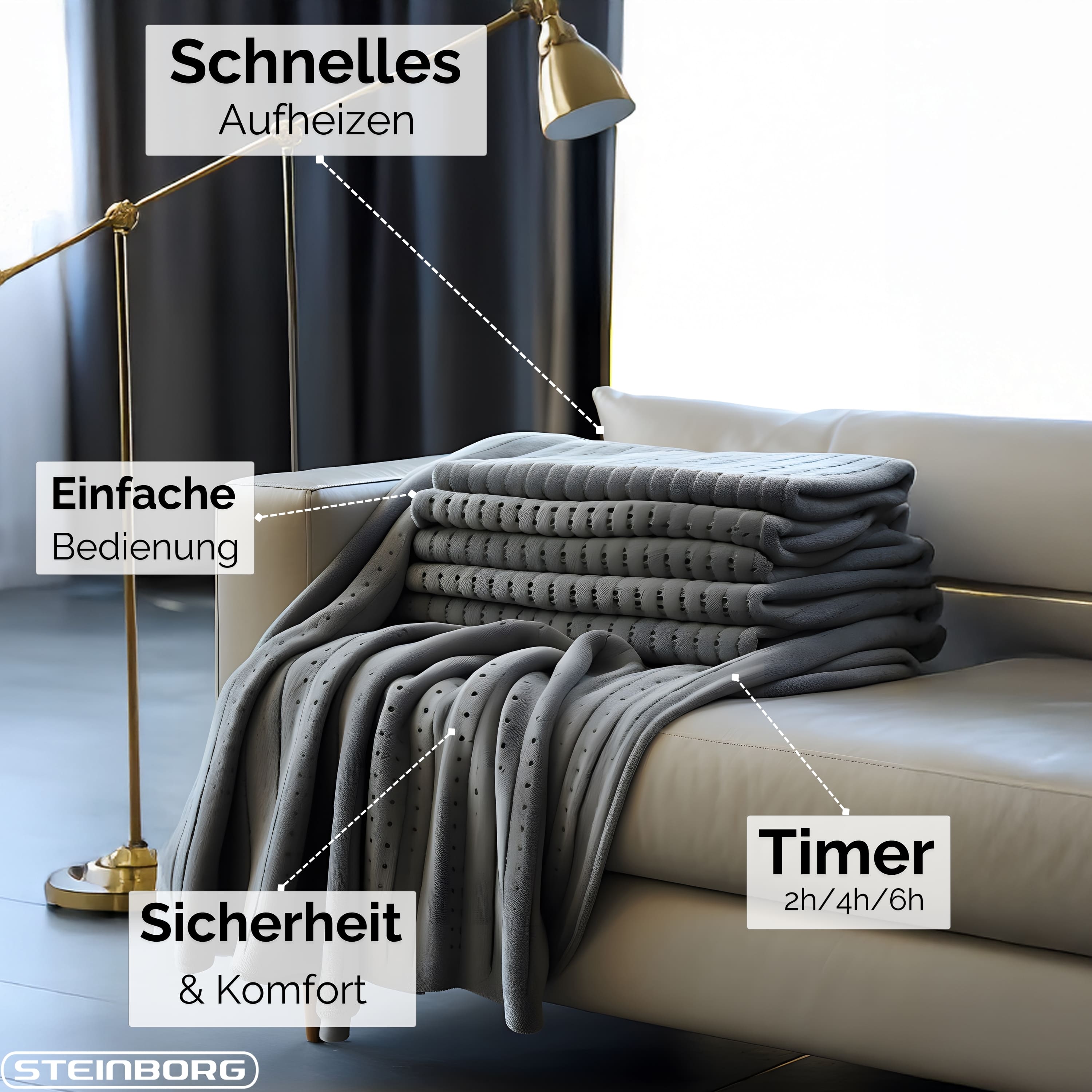 Steinborg SB-9521 Heizdecke 150*80 cm