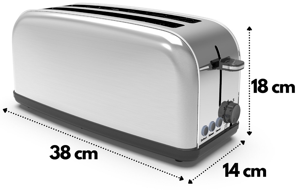 Steinborg SB-2070 Toaster 4 Silce