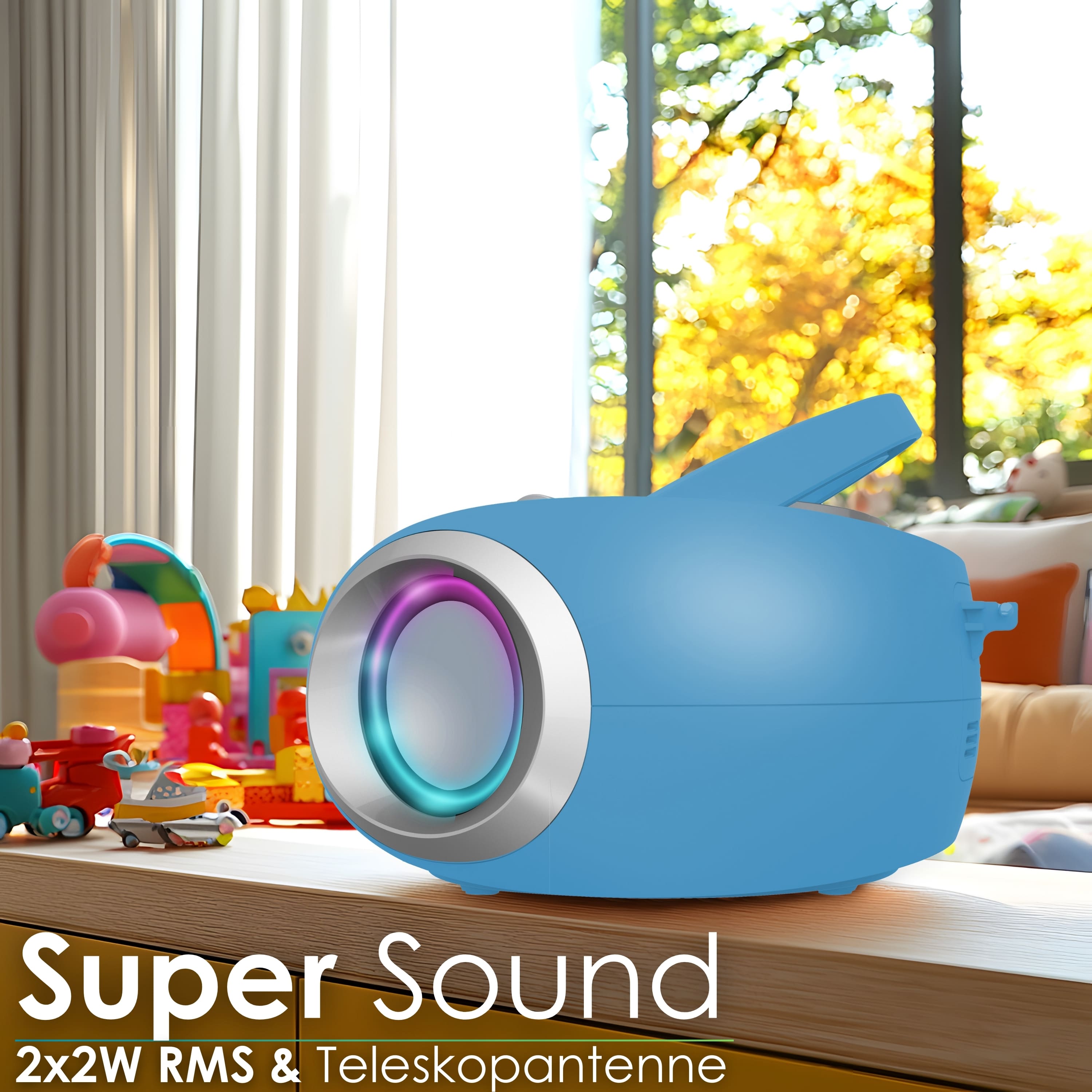 Cyberlux CL-900 CD-Player Blau