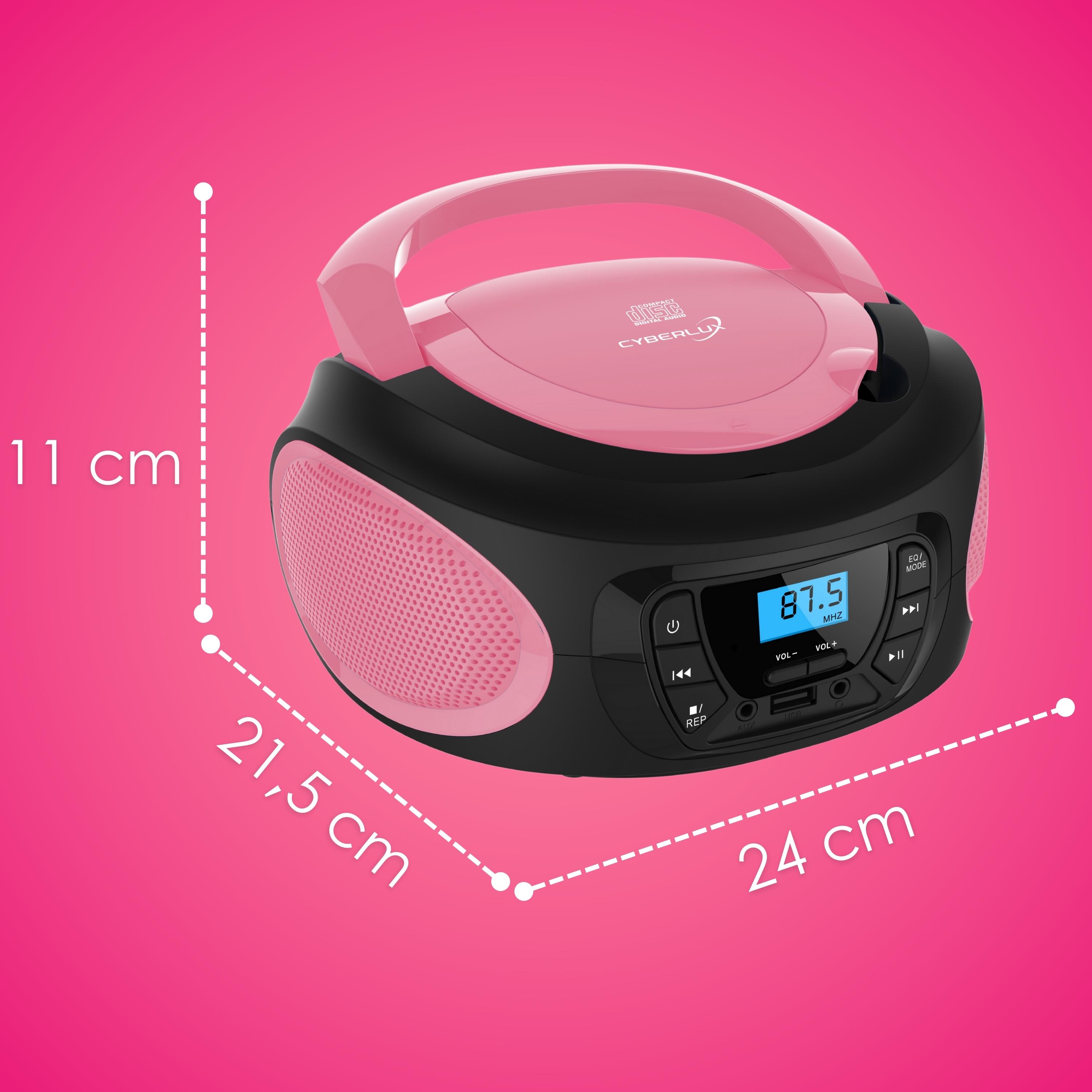 Cyberlux CL-620 CD-Player Pink
