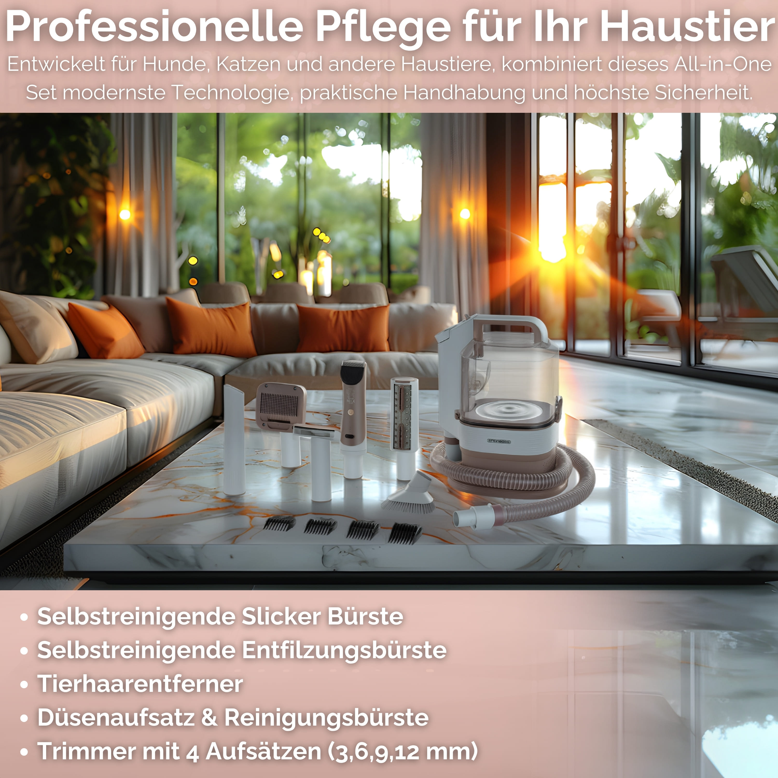 Steinborg SB-1070 Staubsauger für Haar von Haustier