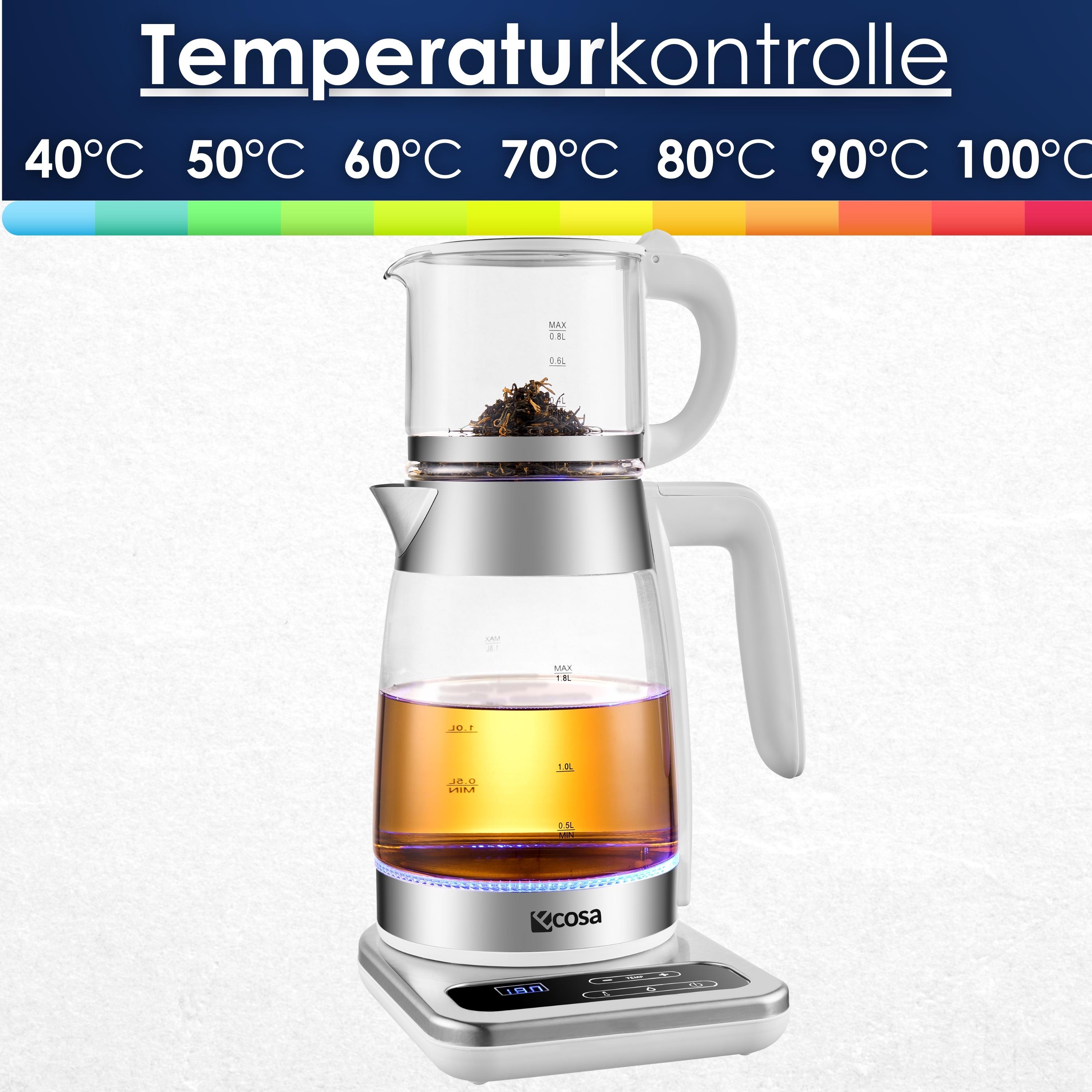 Ecosa EO-695 Teekocher Weiß Ecosa EO-695 Teekocher Weiß