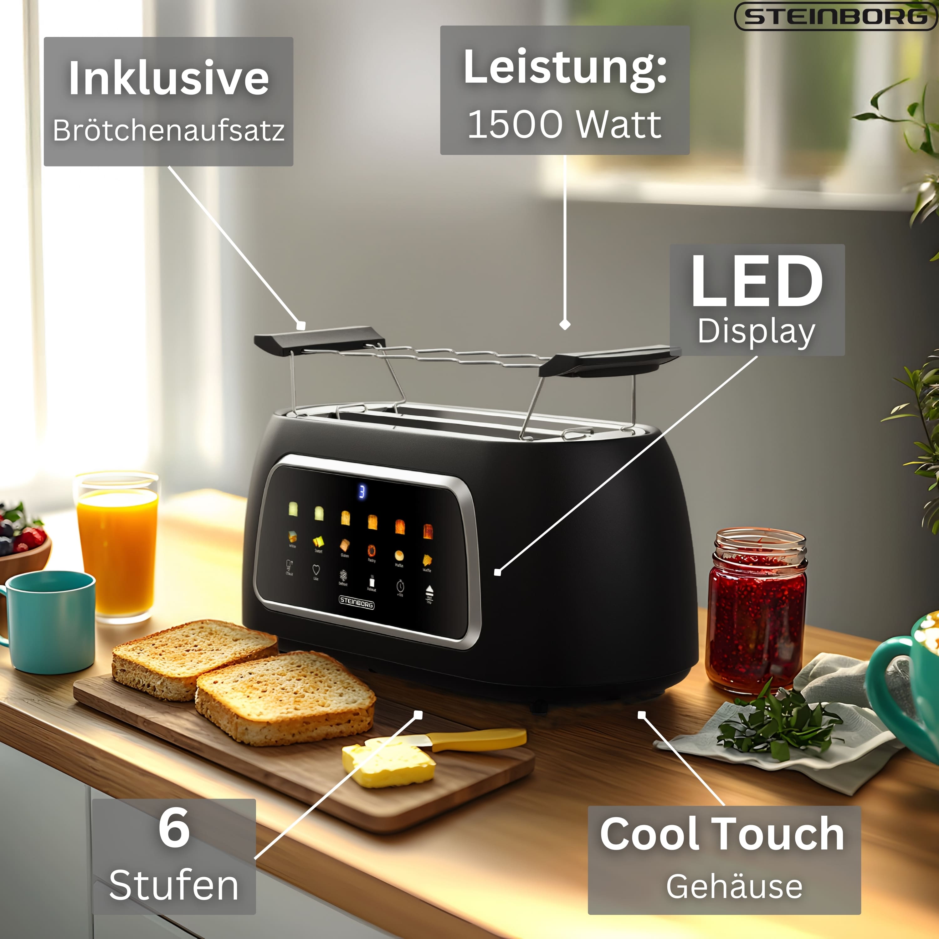 Steinborg SB-2215 Toaster