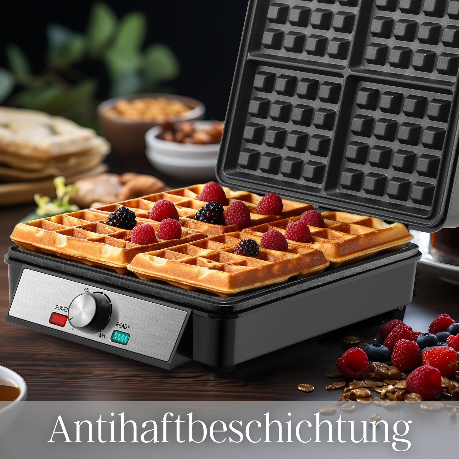 Steinborg SB-2060 Waffeleisen Quadratisch