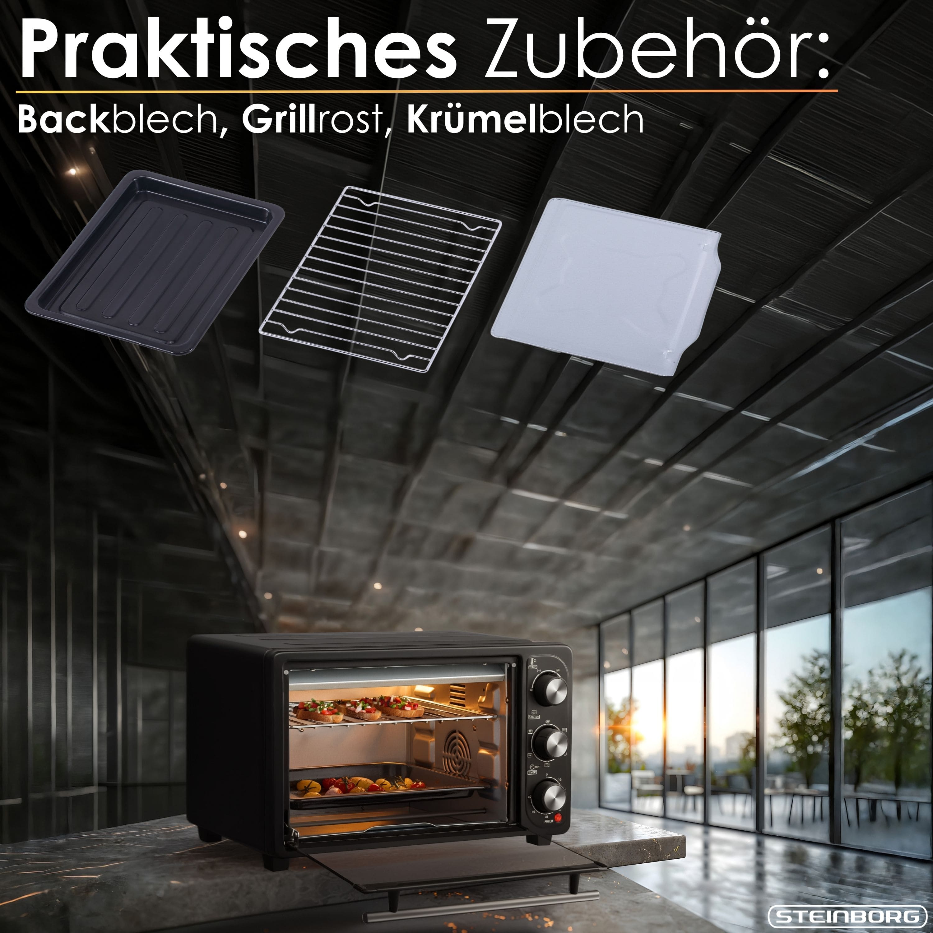 Steinborg SB-3023 Backofen 25L
