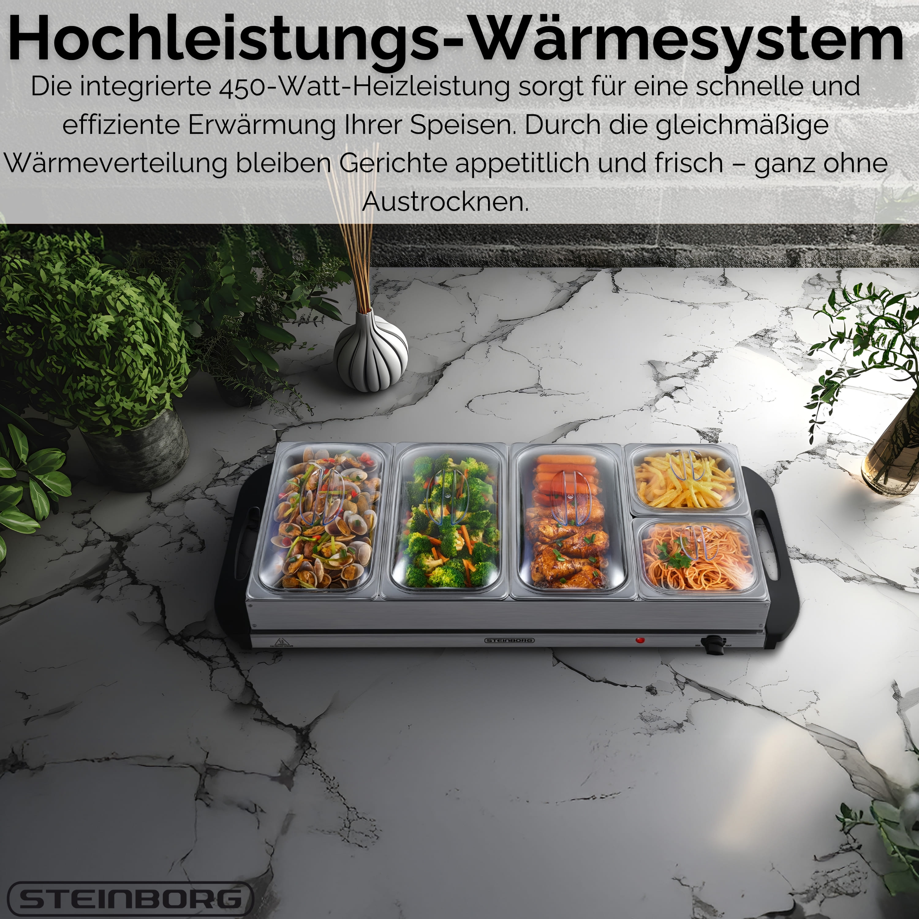 Steinborg SB-6023 Buffetwärmer
