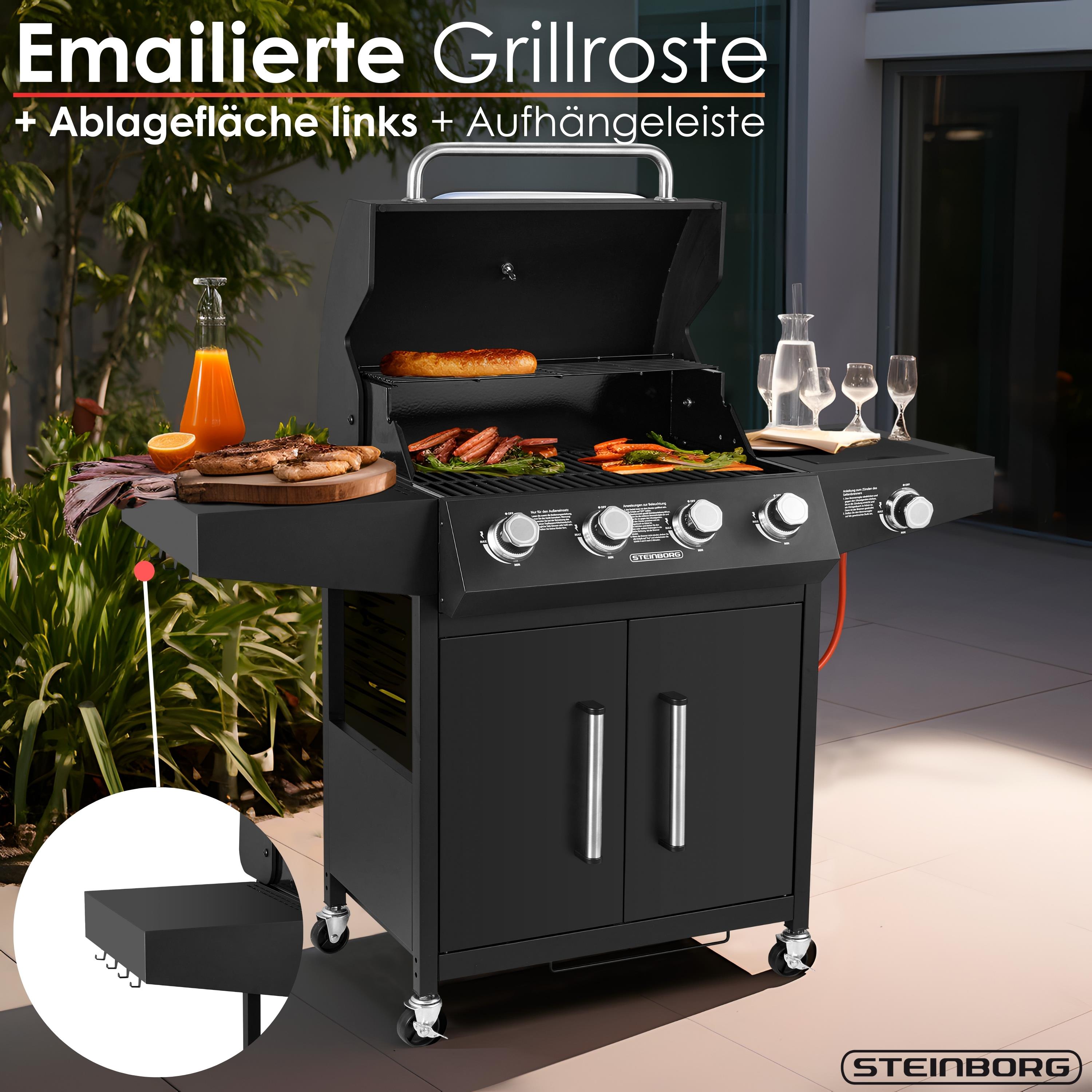 Steinborg SB-8180 Gasgrill 4 Brenner