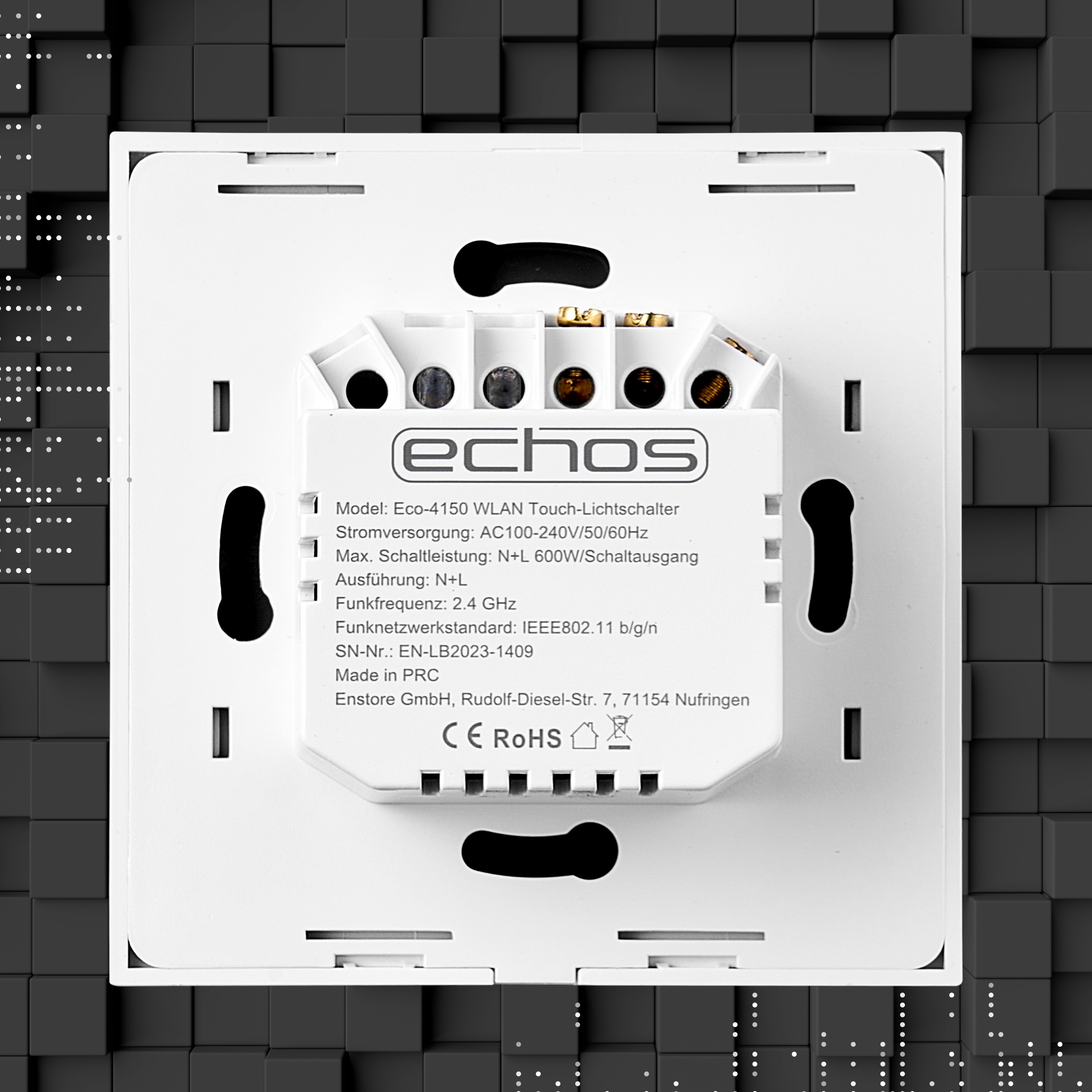 Echos Eco-4150 1er WLAN Touch-Lichtschalter