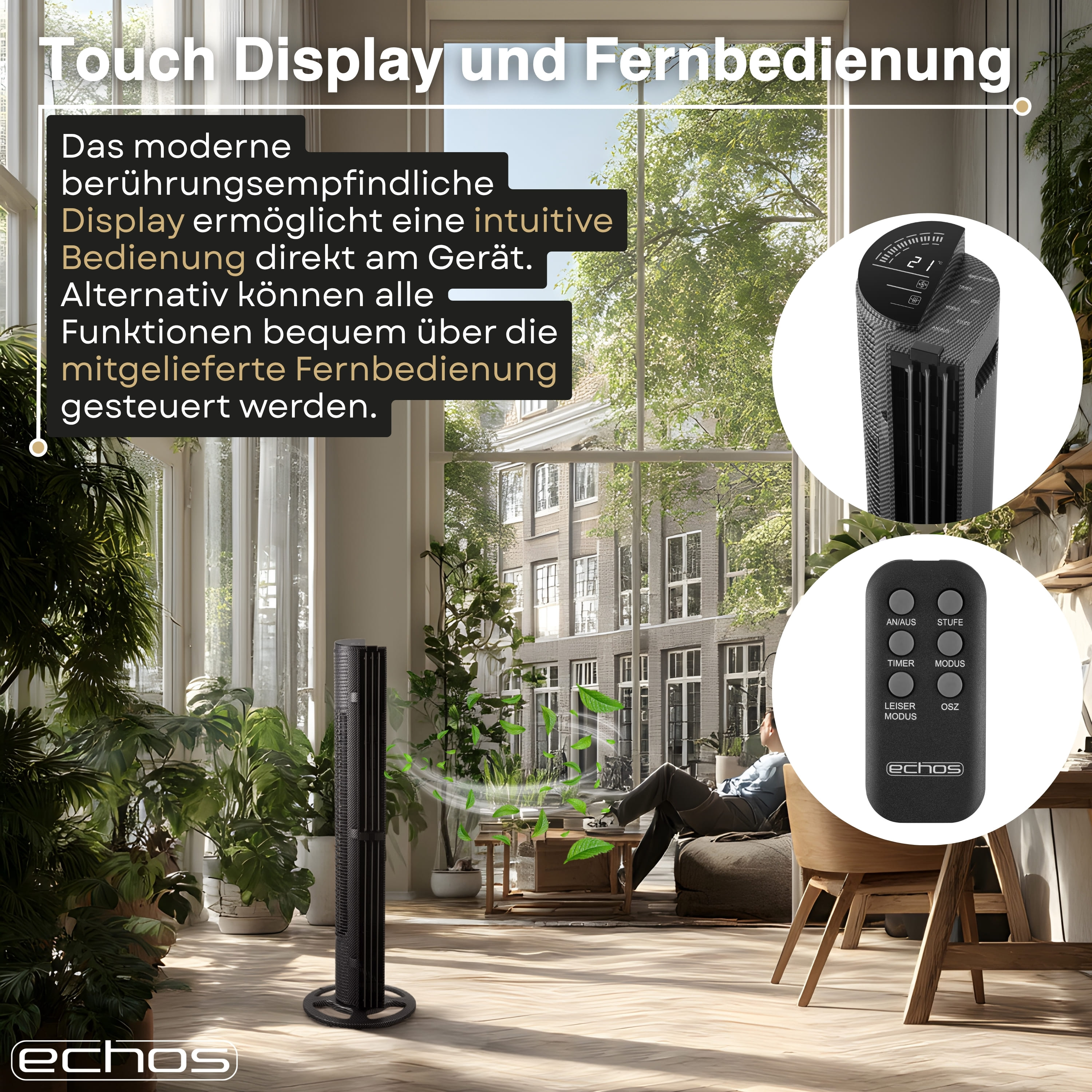 Echos Eco-1230  Turmventilator