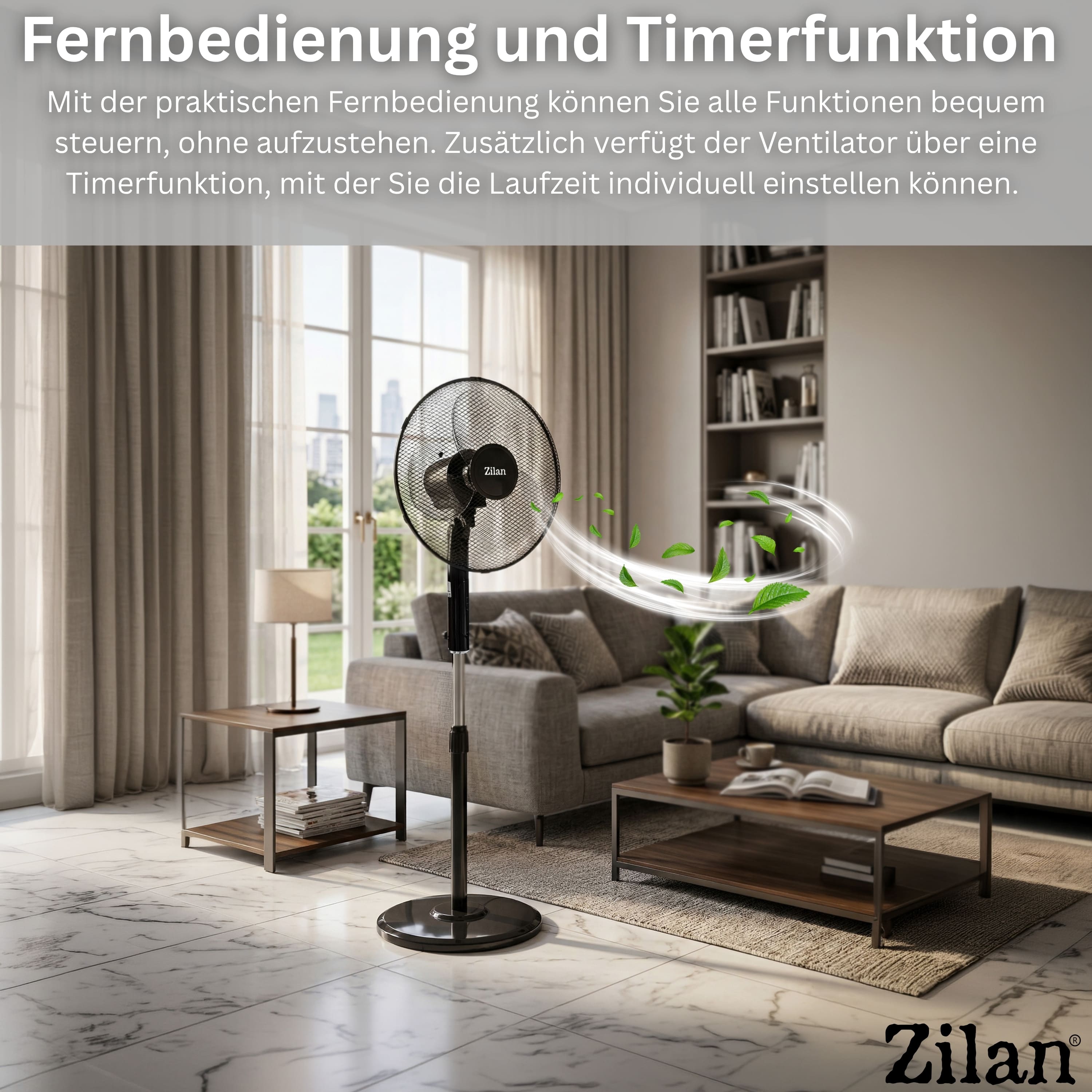 Zilan ZLN-4642 Standventilator Ø43 cm