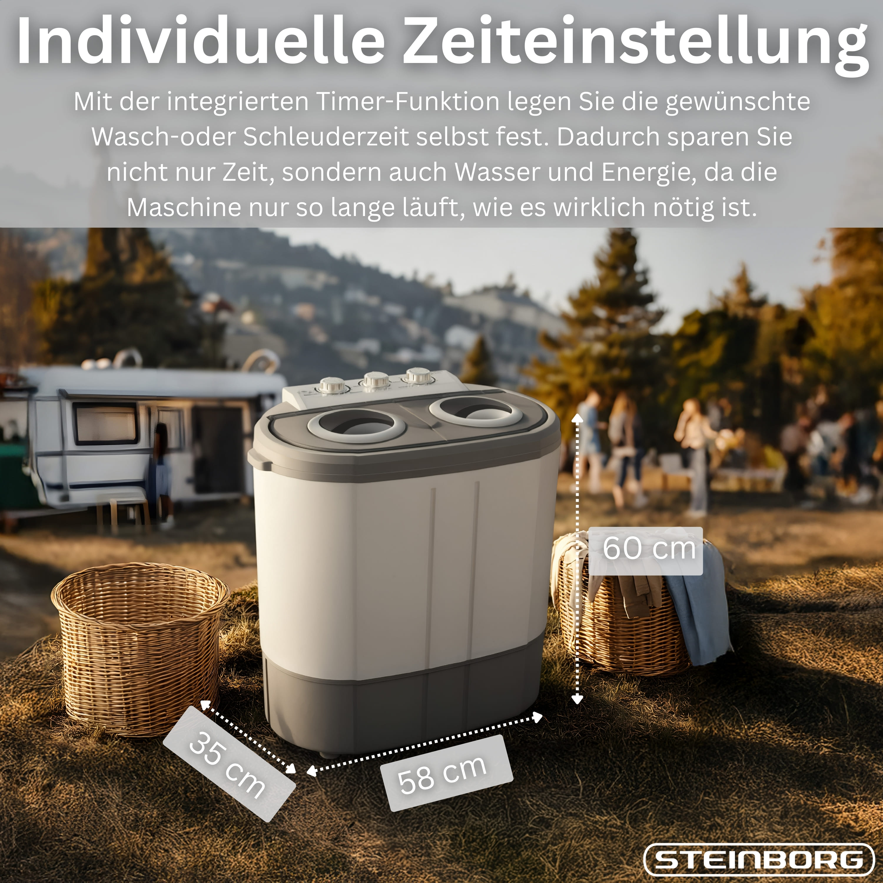 Steinborg SB-4005 Mini Waschmaschine