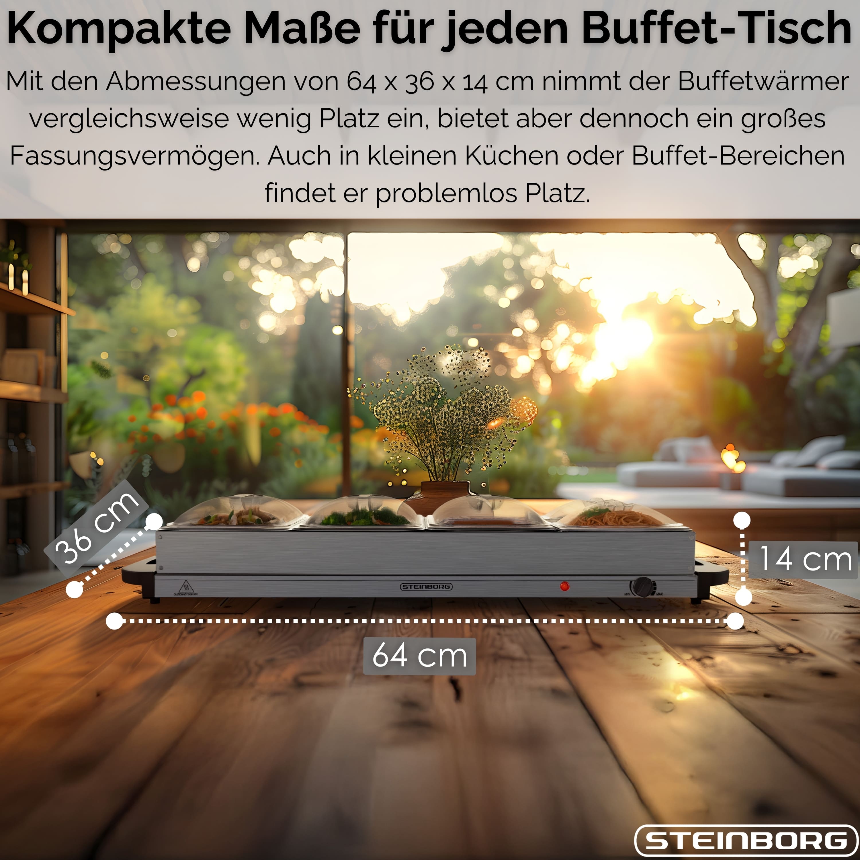 Steinborg SB-6023 Buffetwärmer