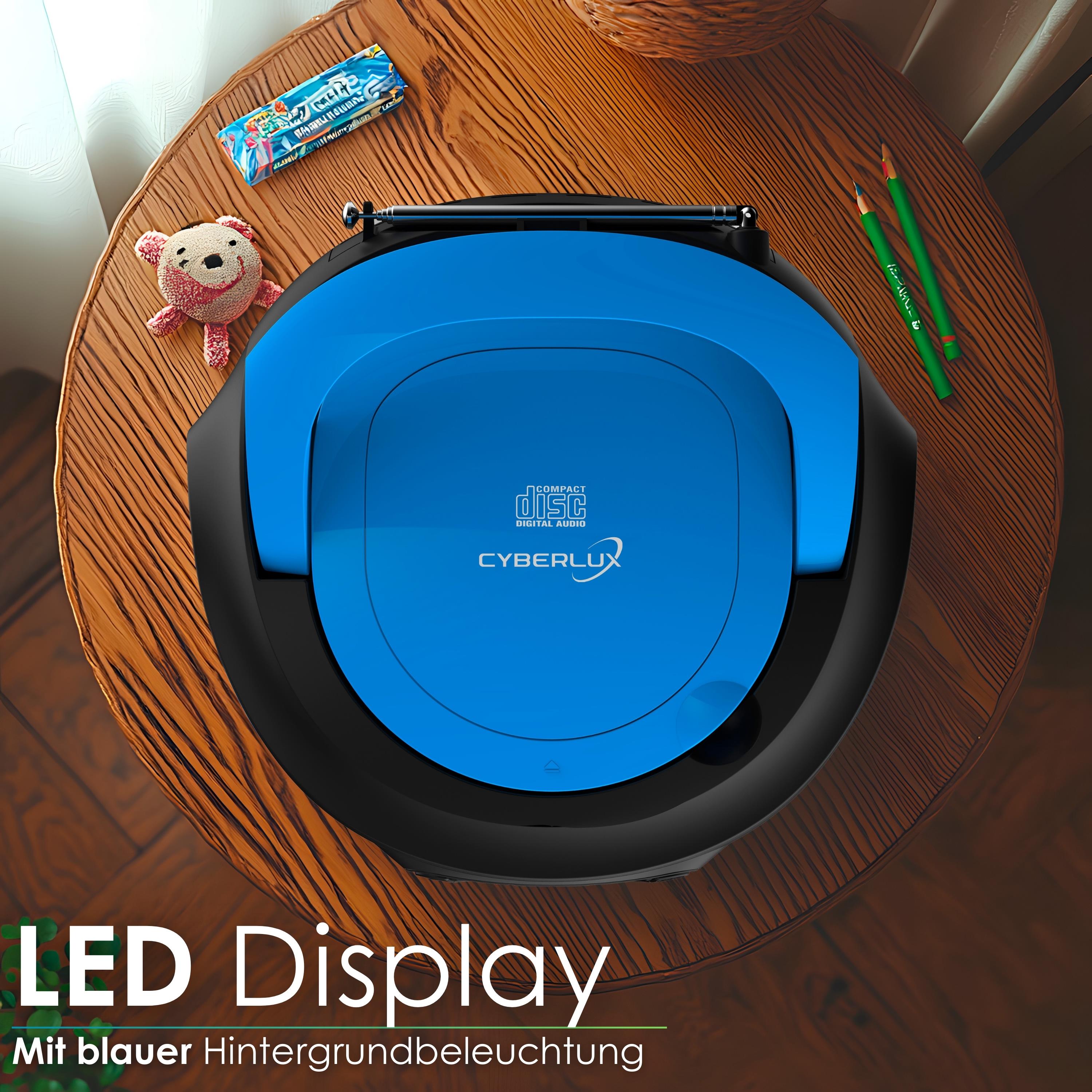 Cyberlux CL-610 CD-Player Blau