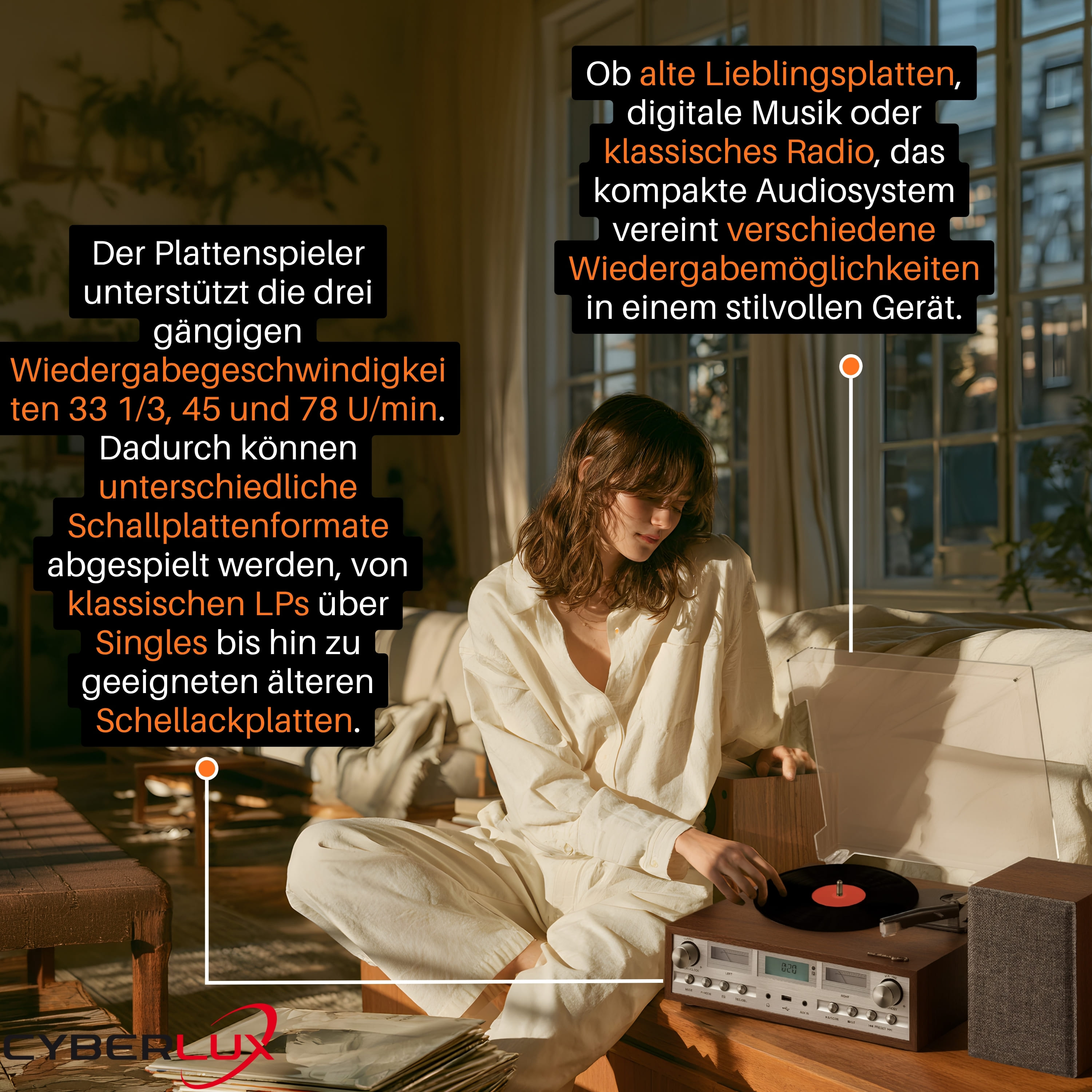 Cyberlux CL-3021 Musikanlage
