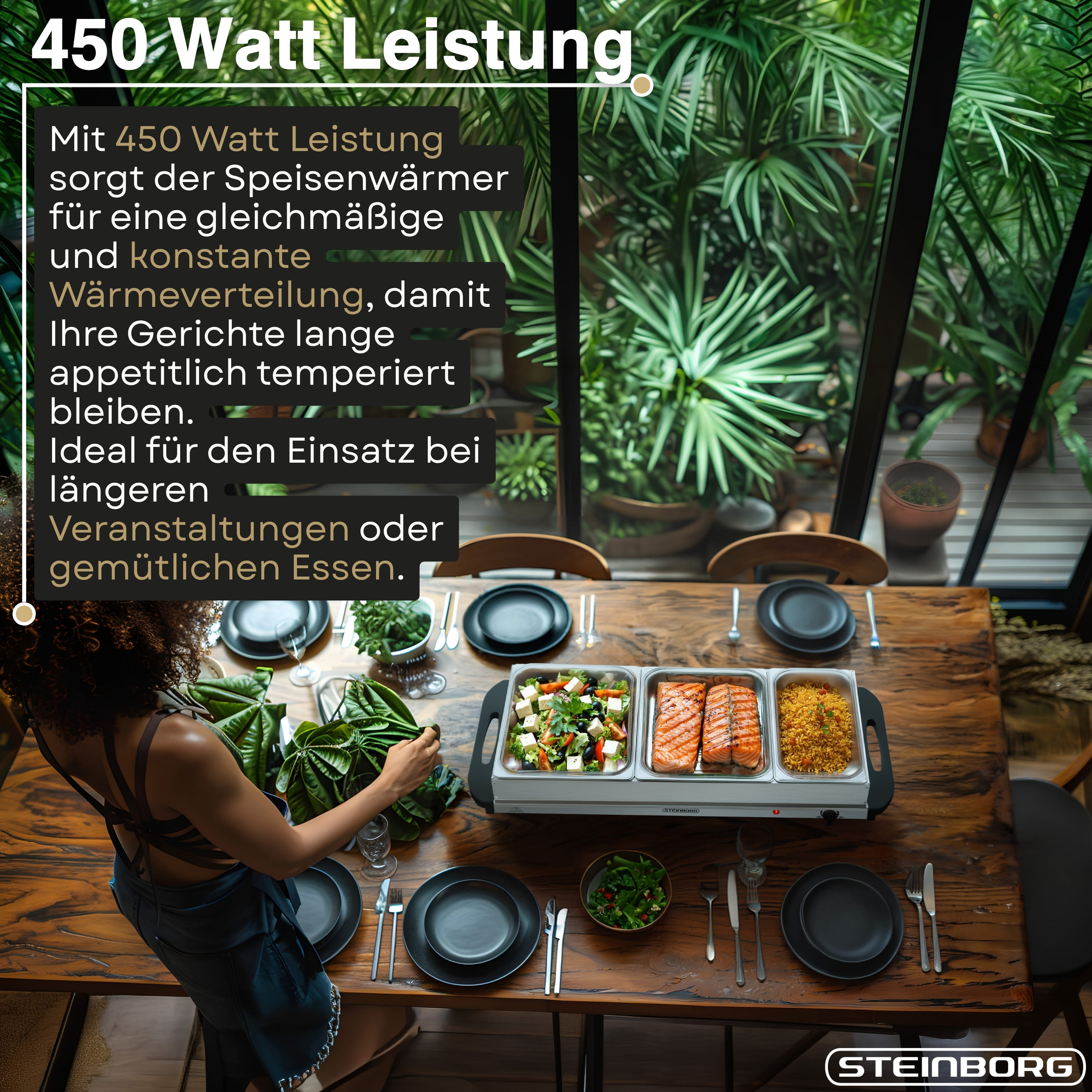 Steinborg SB-6024 Buffetwärmer