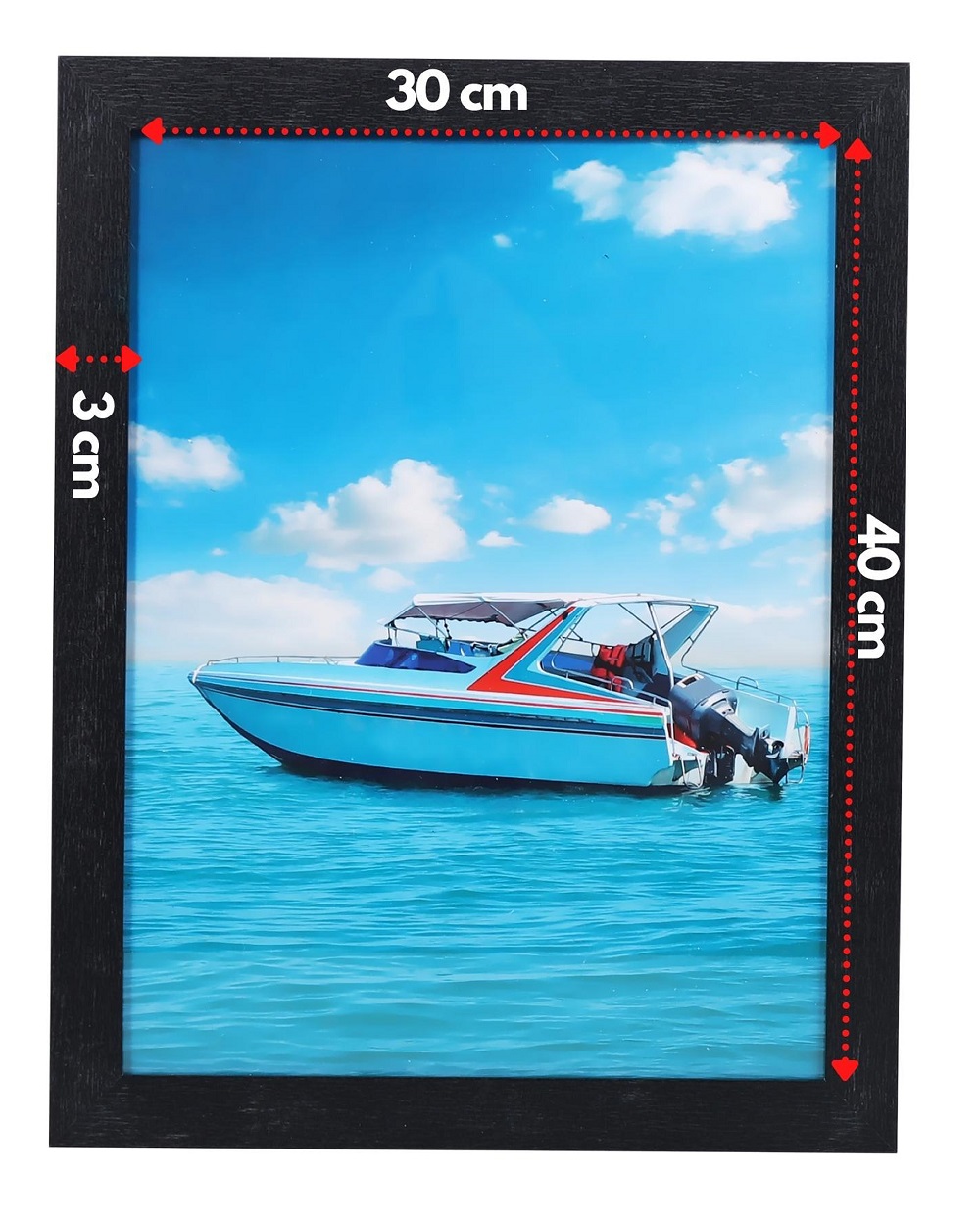 Ecosa EO-8120 Bilderrahmen 30x40 cm Schwarz Ecosa EO-8120 Bilderrahmen 30x40 cm Schwarz