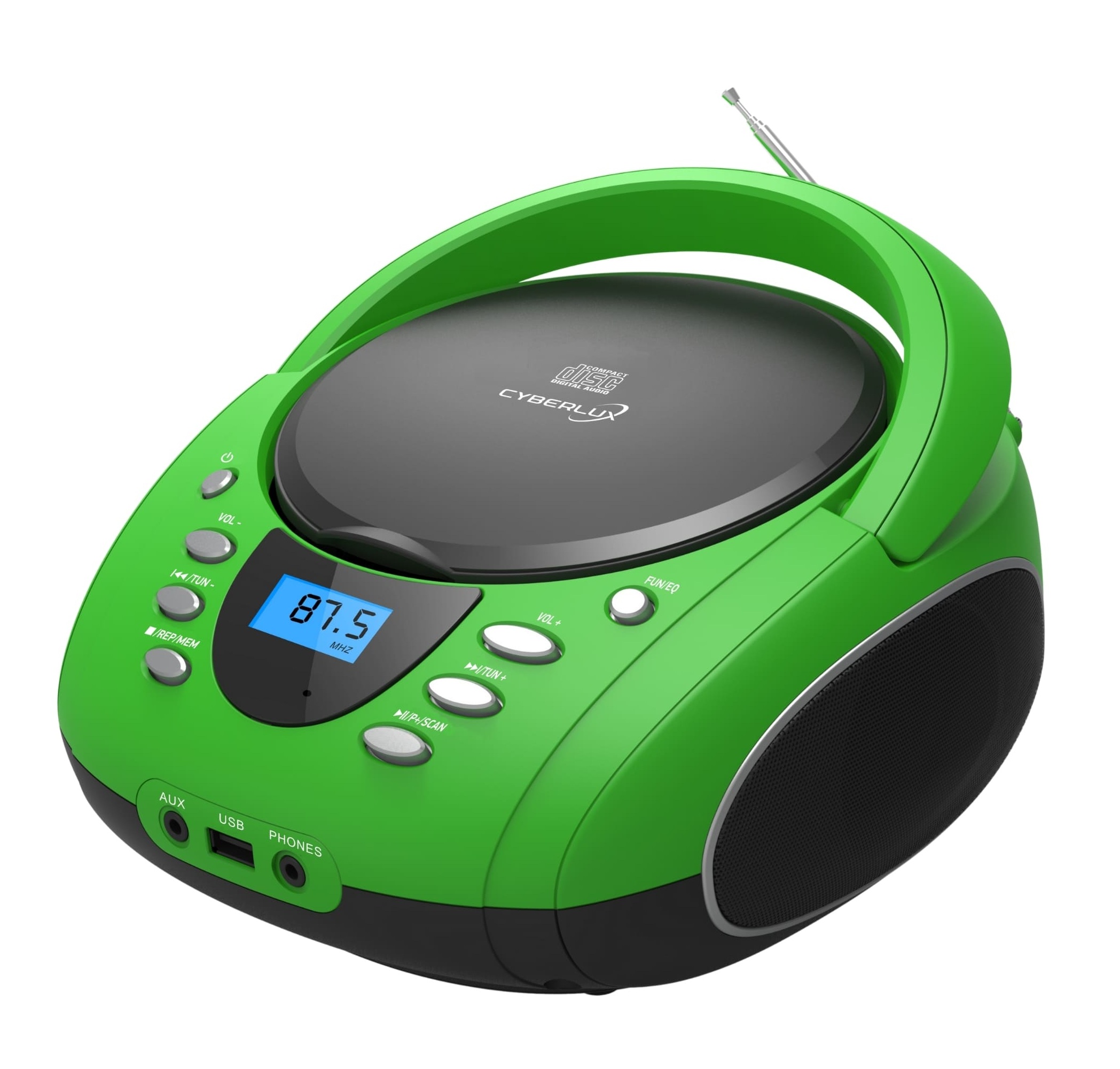 Cyberlux CL-700 CD-Player Grün