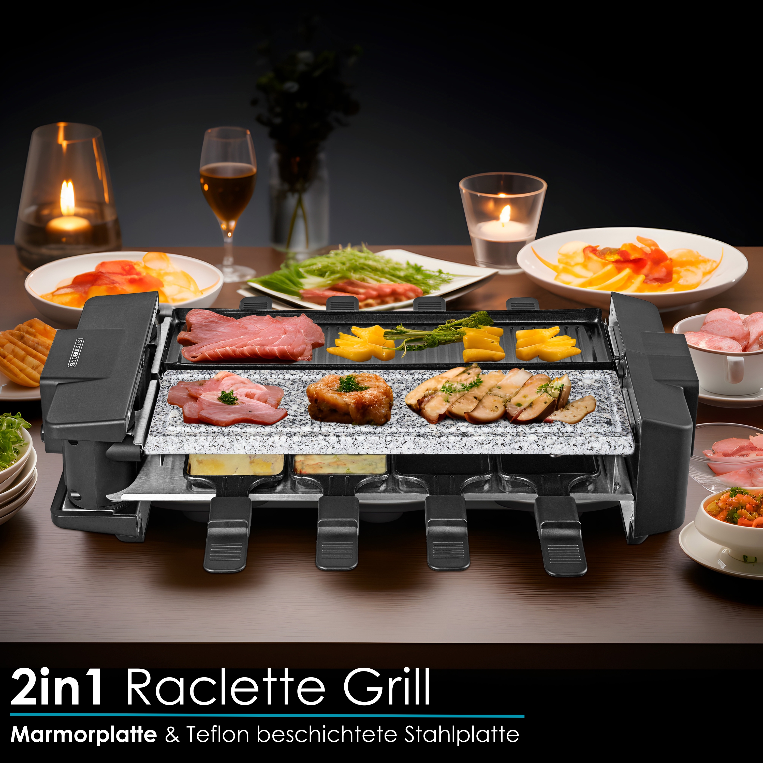 Steinborg SB-2220 Raclette Grill