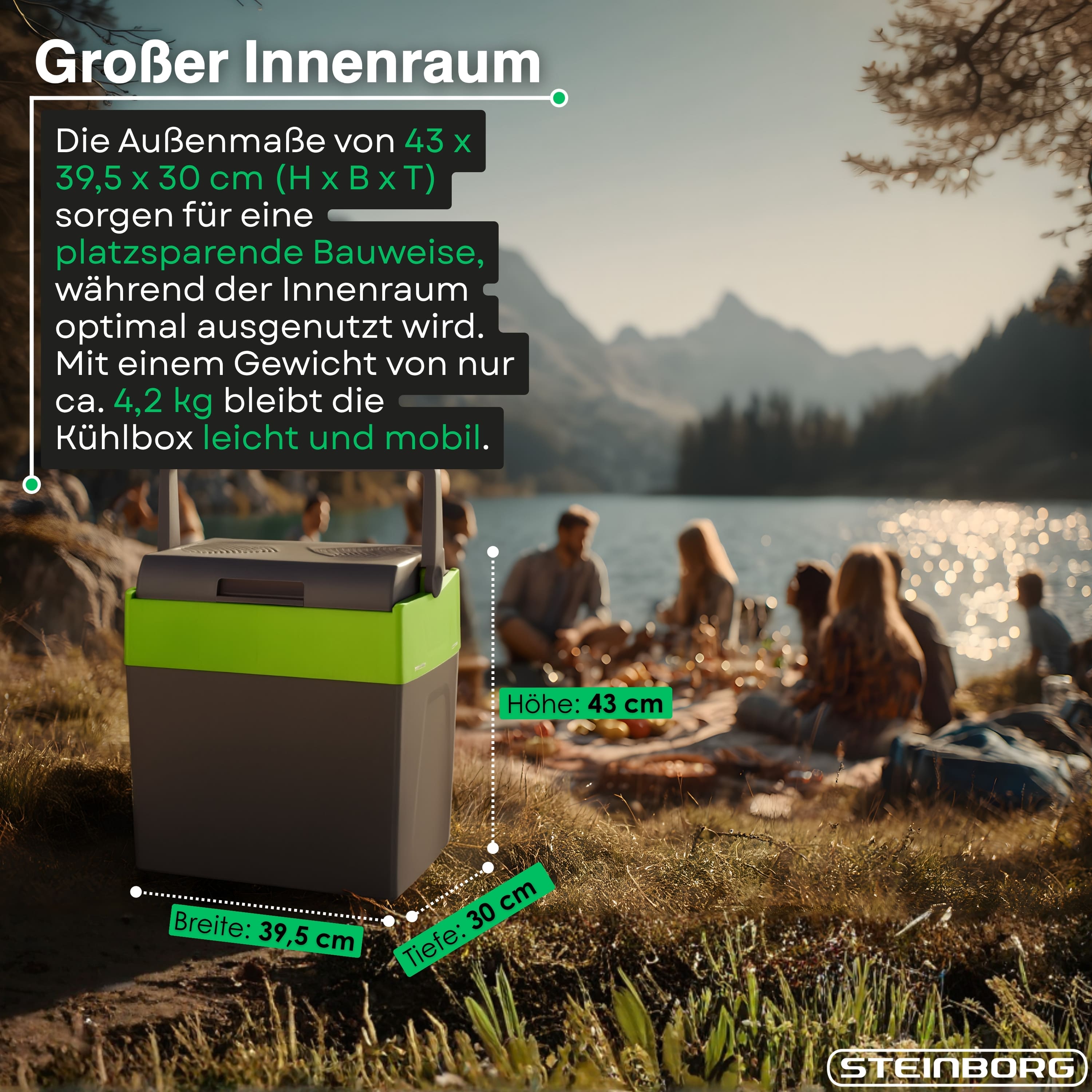 Steinborg SB-510 Kühlbox 30L
