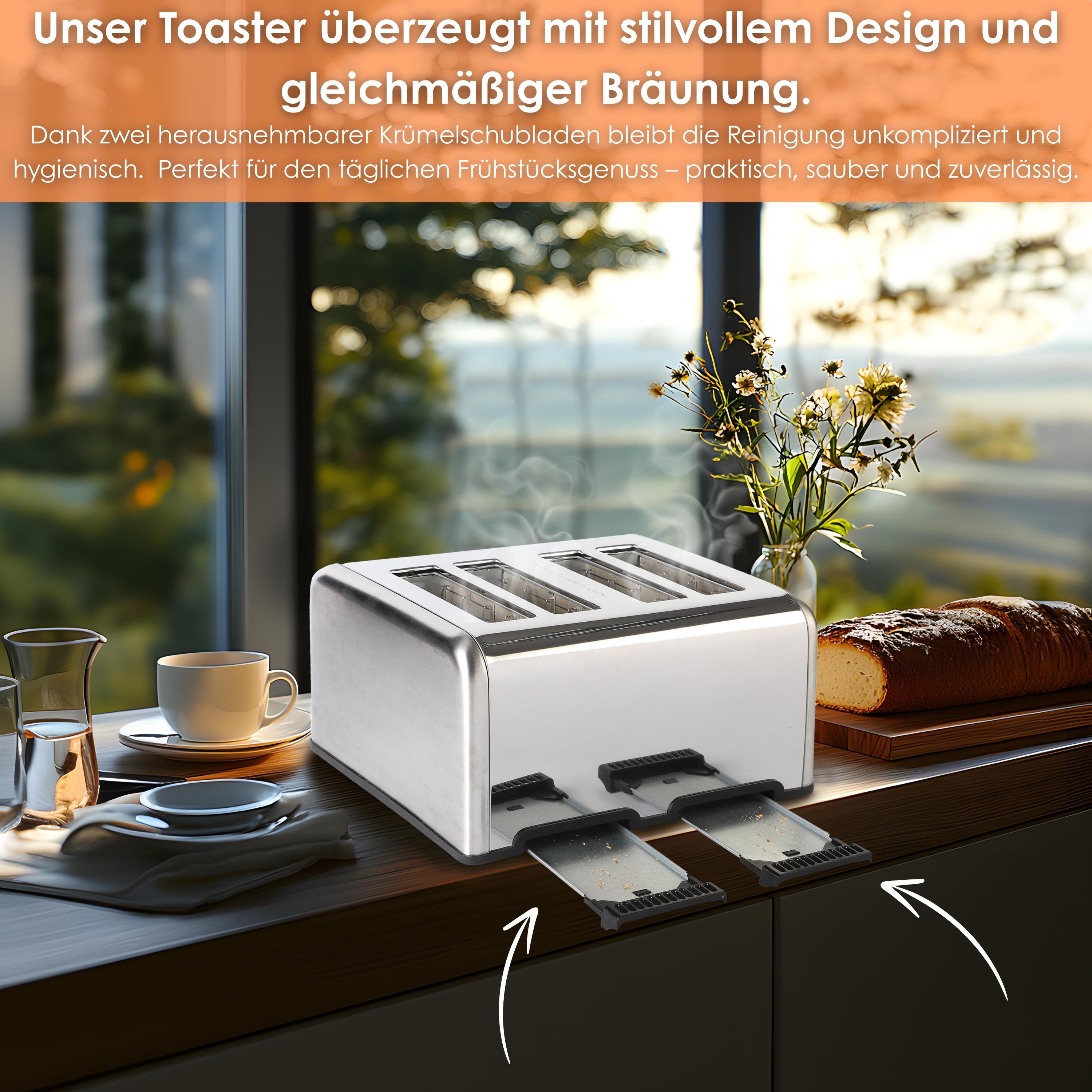 Steinborg SB-2080 Toaster 4 Scheiben Steinborg SB-2080 Toaster 4 Scheiben