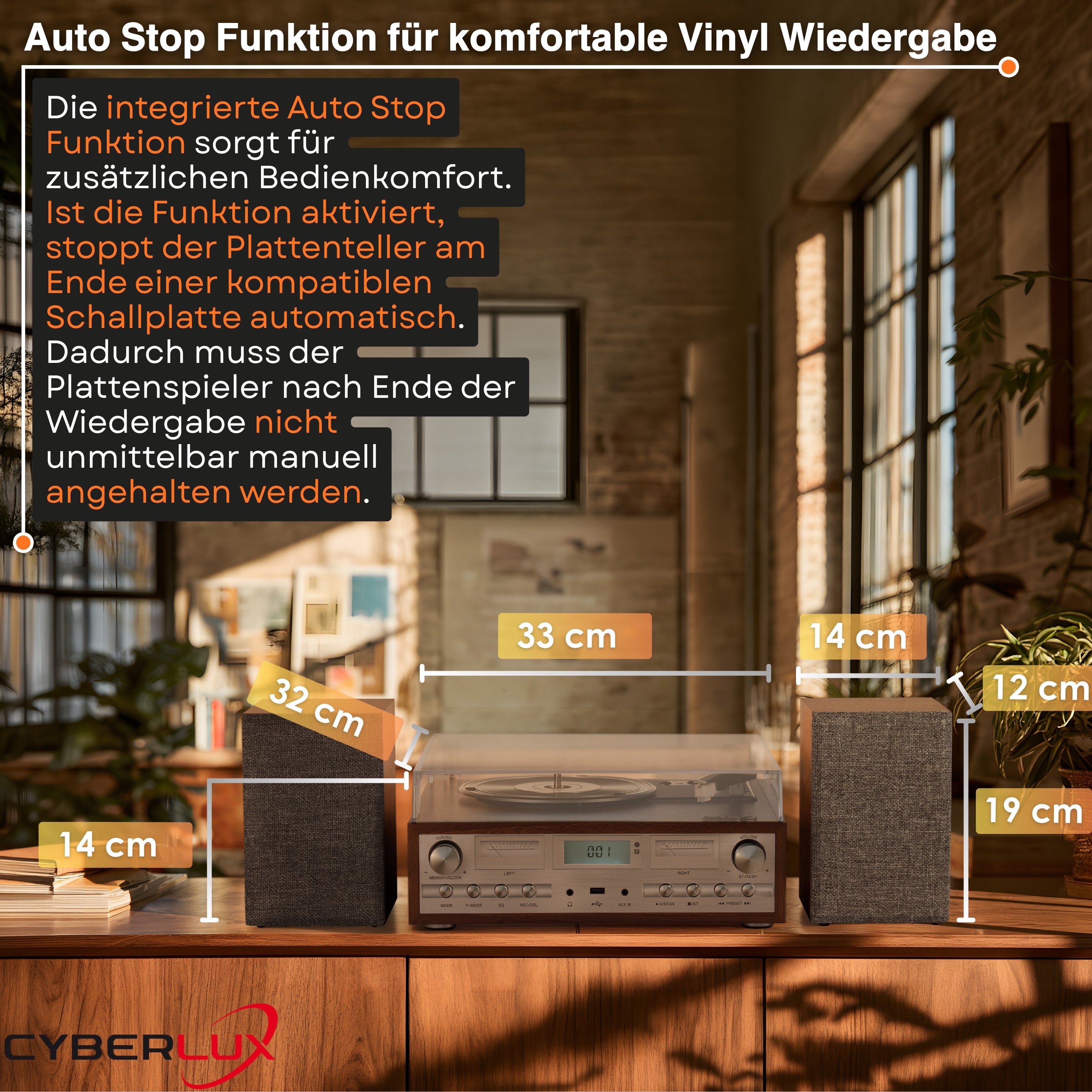 Cyberlux CL-3021 Musikanlage