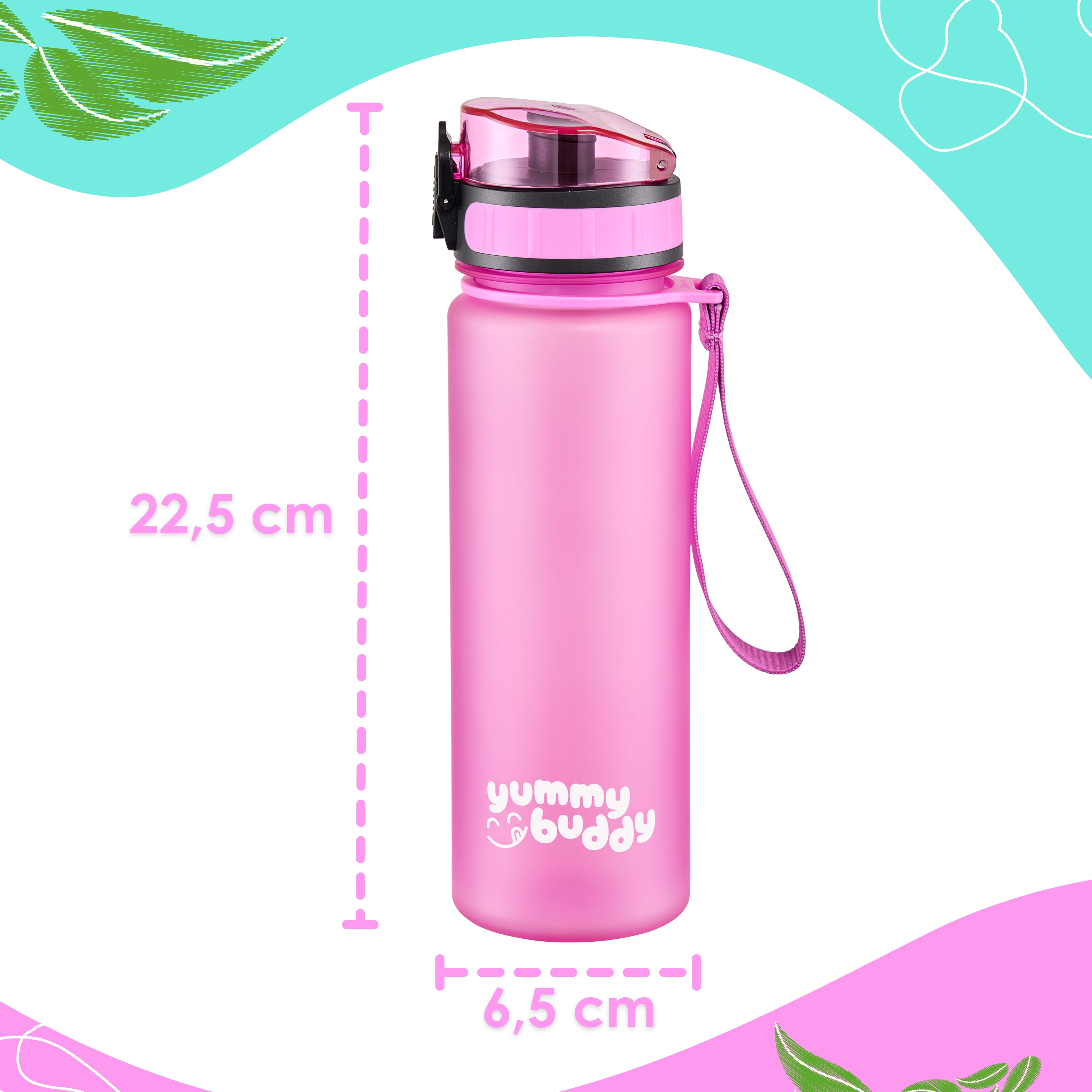 Ecosa EO-8192 Trinkflasche Pink