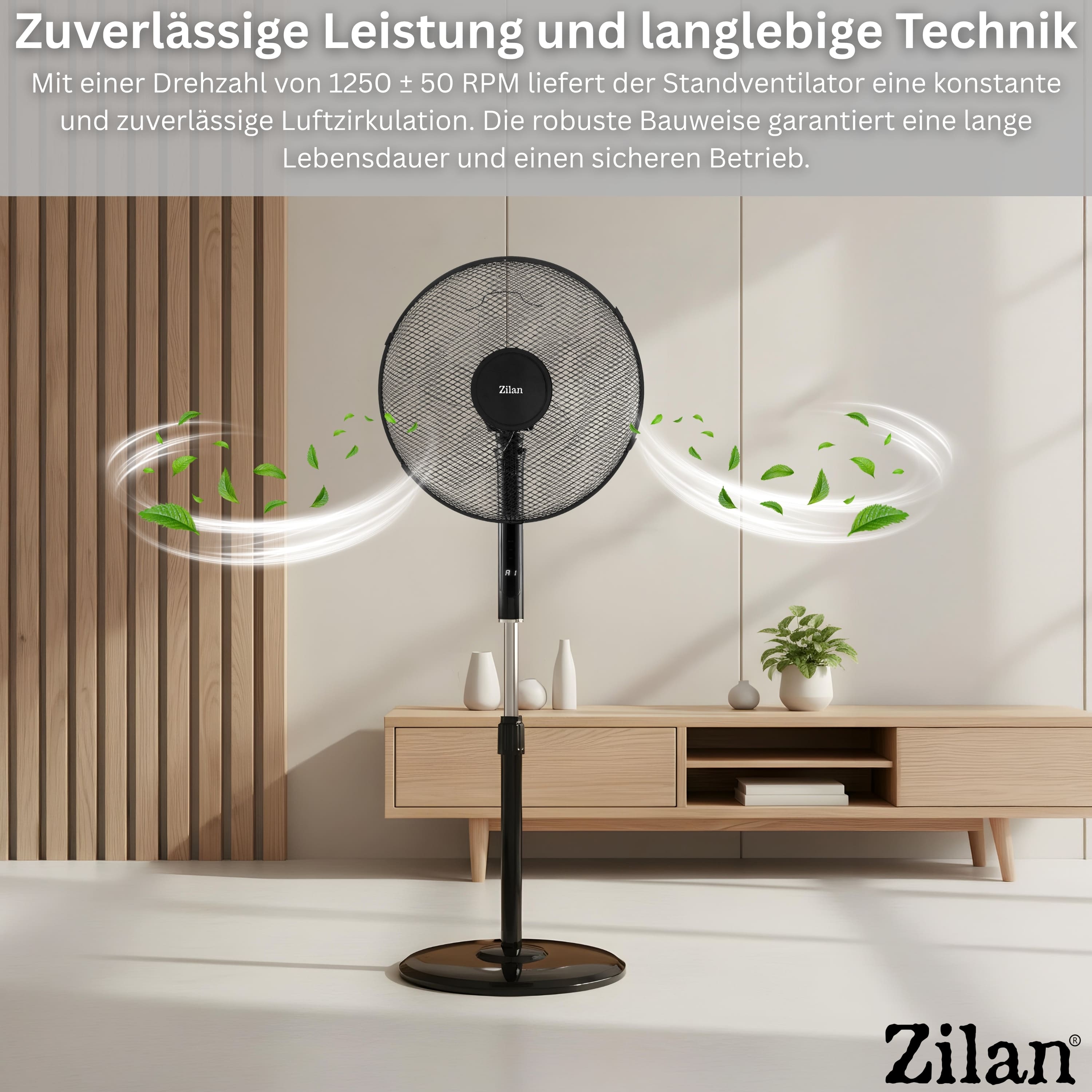Zilan ZLN-4642 Standventilator Ø43 cm