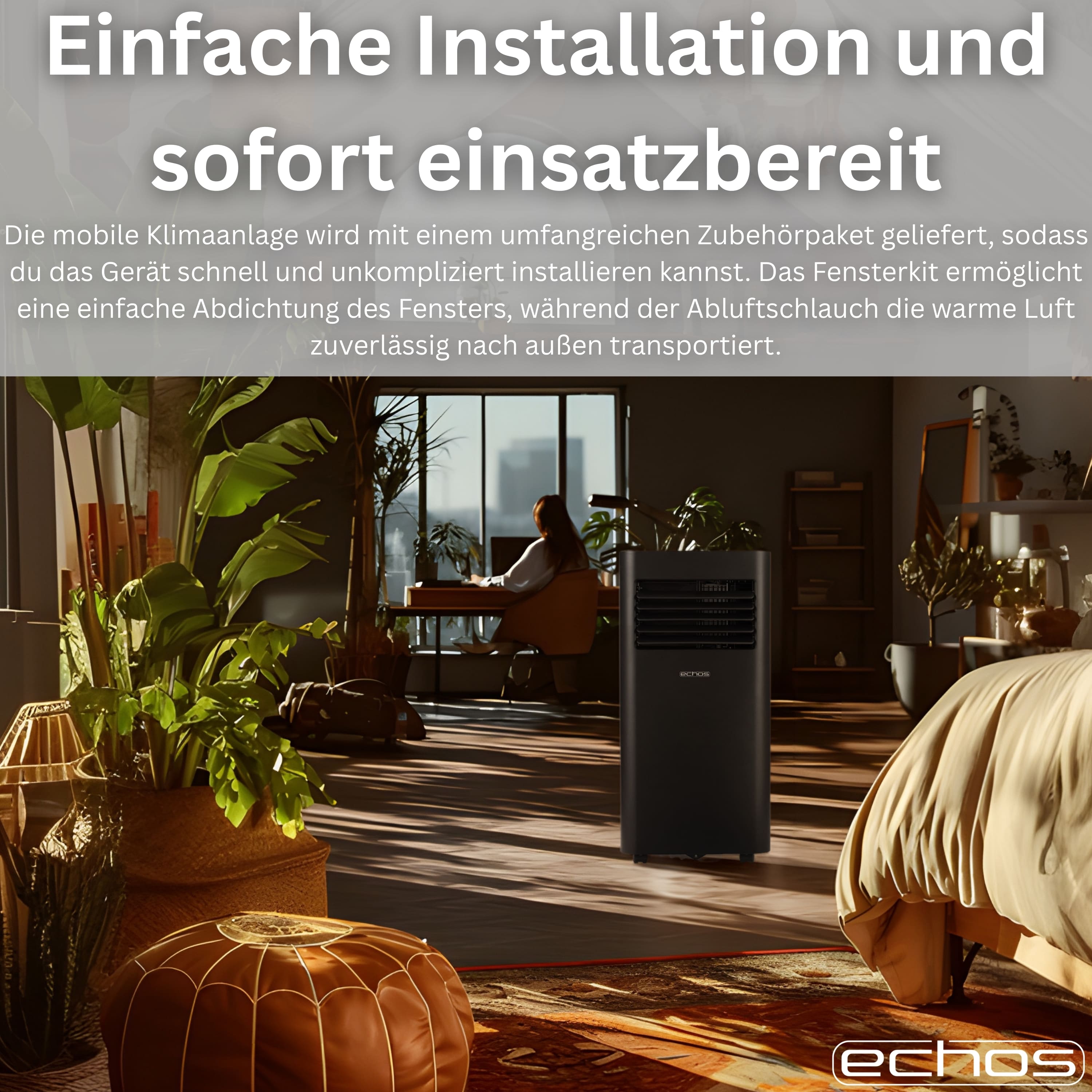 Echos Eco-112  Klimaanlage mit WiFi