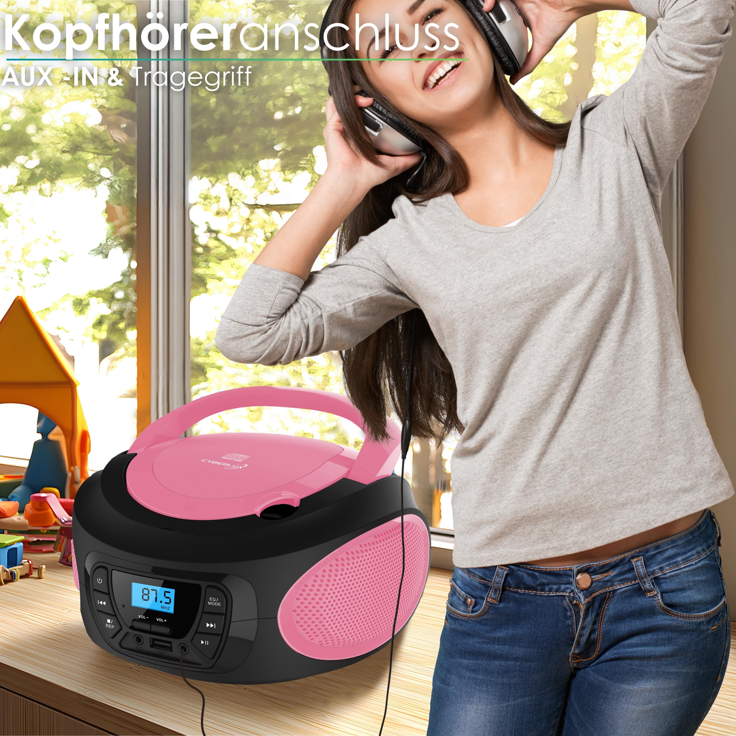 Cyberlux CL-620 CD-Player Pink