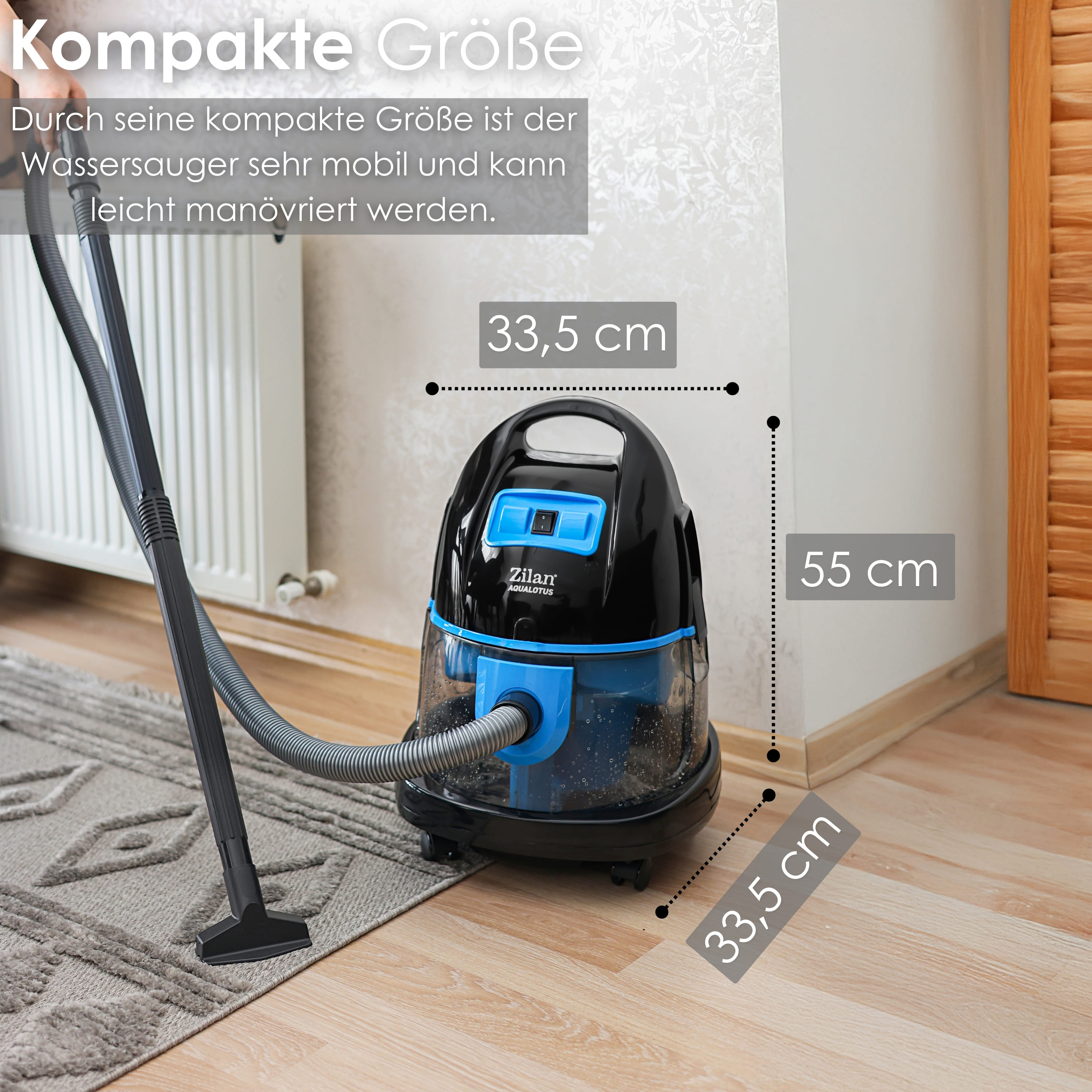 Zilan ZLN-8945 Wassersauger BLAU Zilan ZLN-8945 Wassersauger BLAU