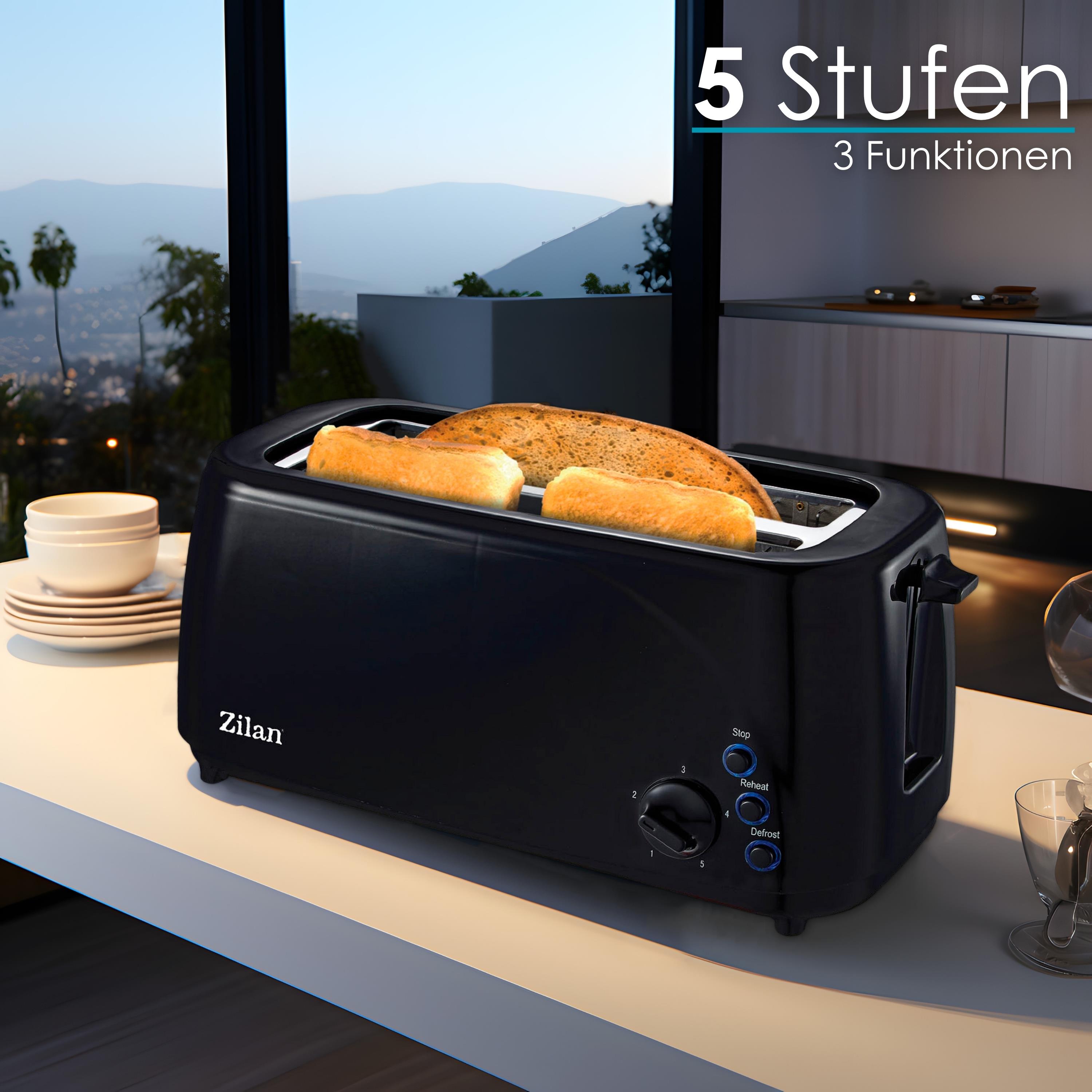 Zilan ZLN-2713 Toaster Schwarz