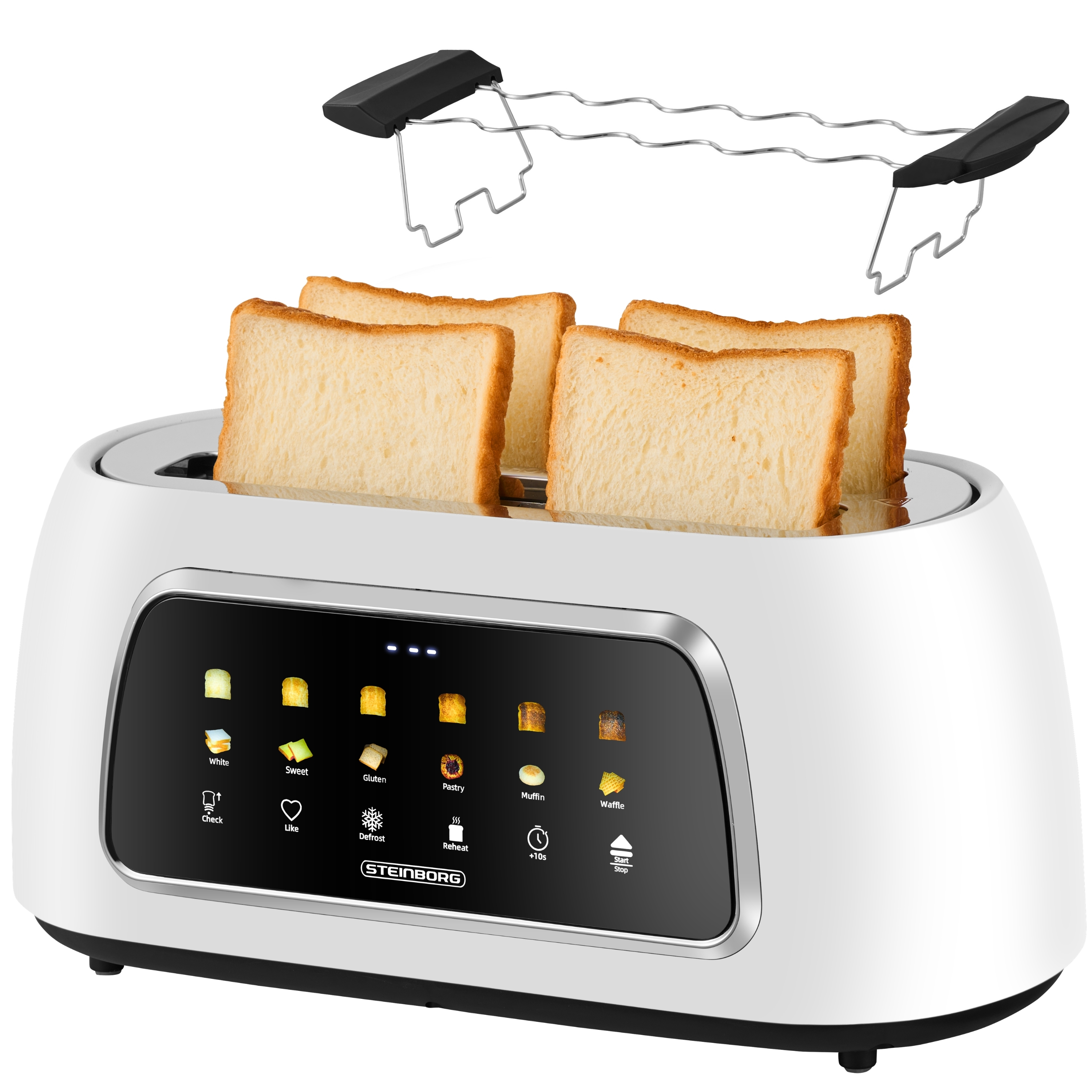 Steinborg SB-2217 Toaster 2 lang Silce