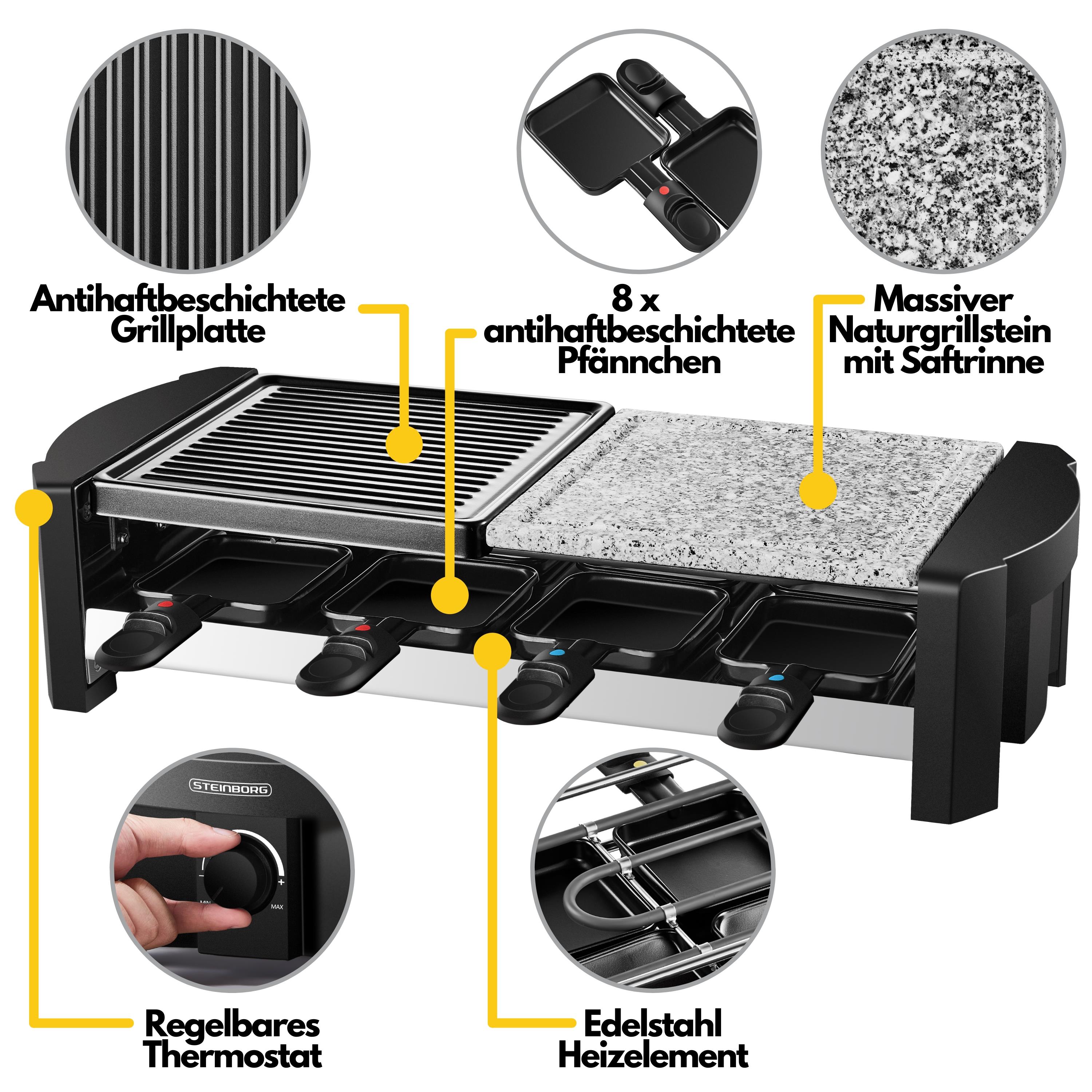 Steinborg SB-2140 Raclette Grill