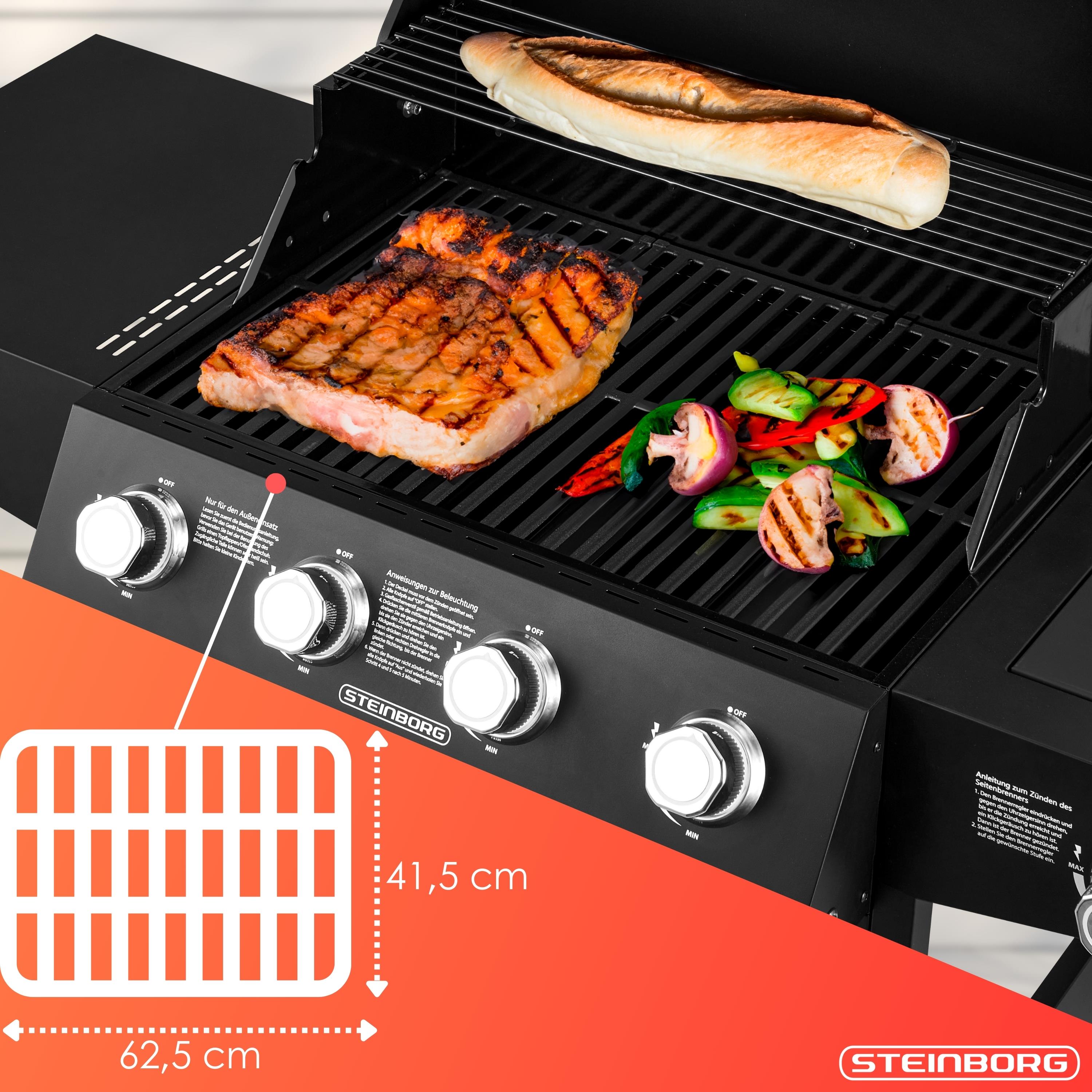 Steinborg SB-8180 Gasgrill 4 Brenner