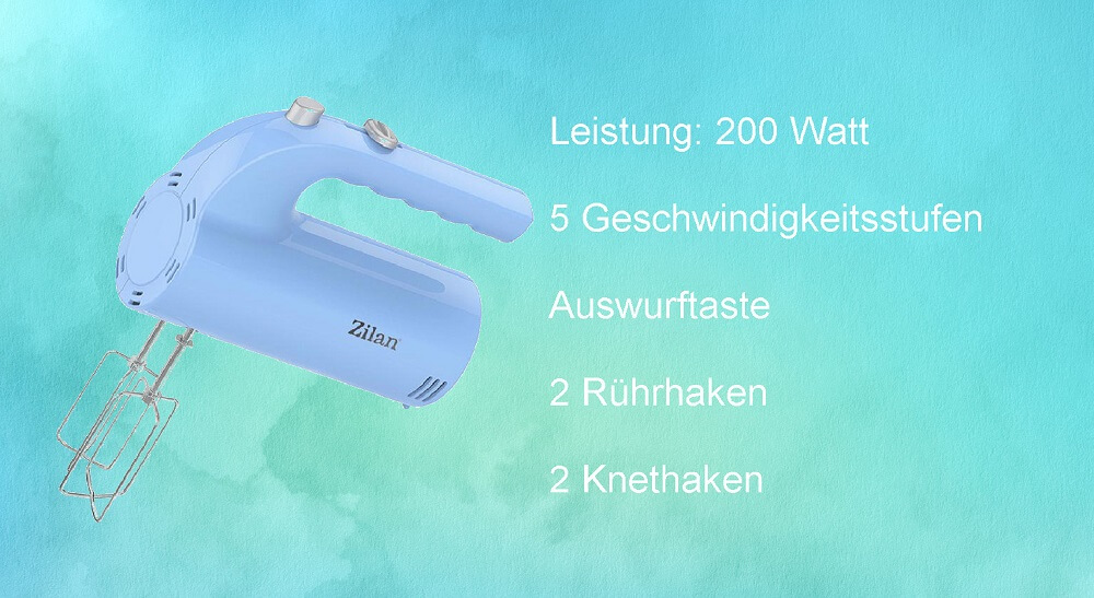 Zilan ZLN-3161 Handmixer Blau