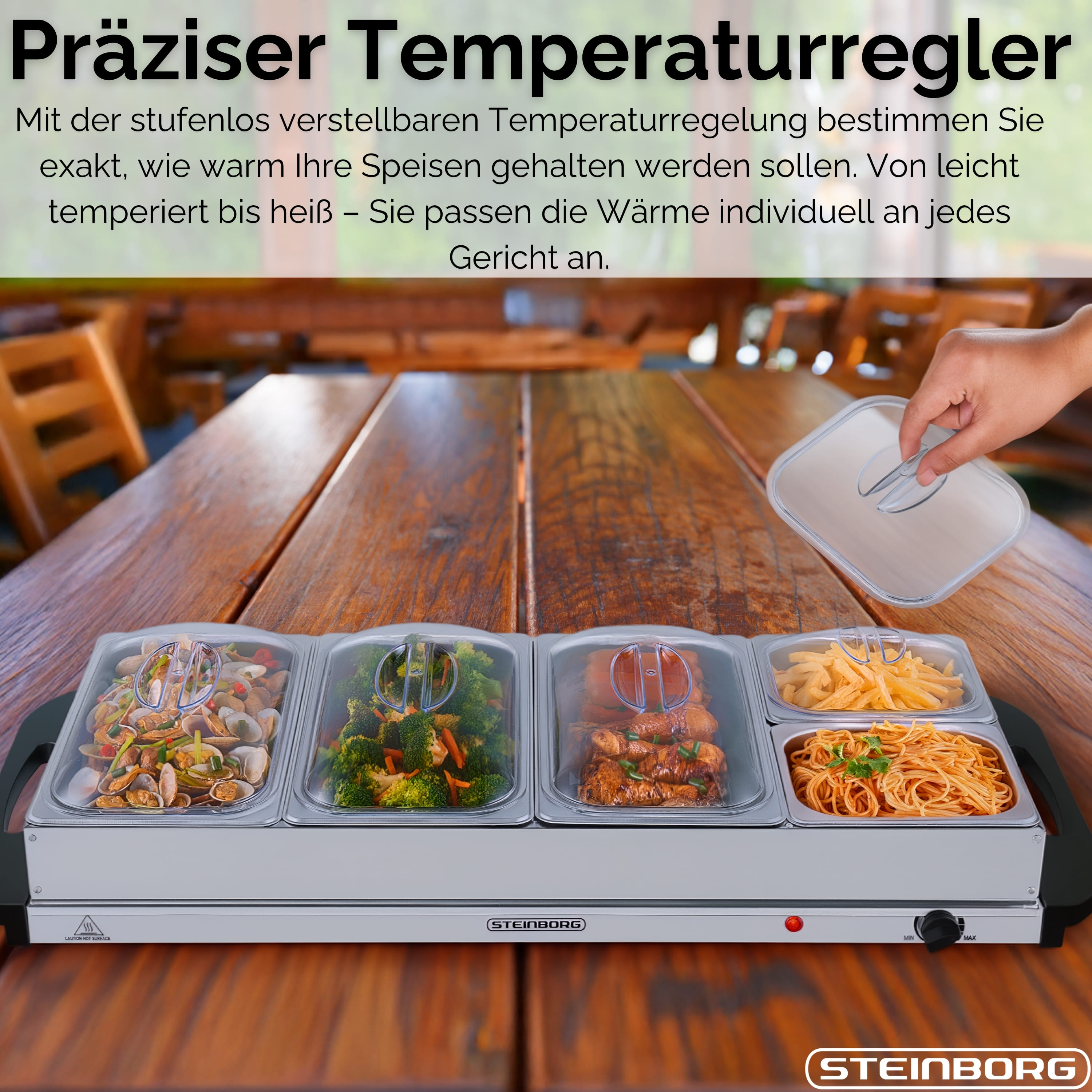 Steinborg SB-6023 Buffetwärmer