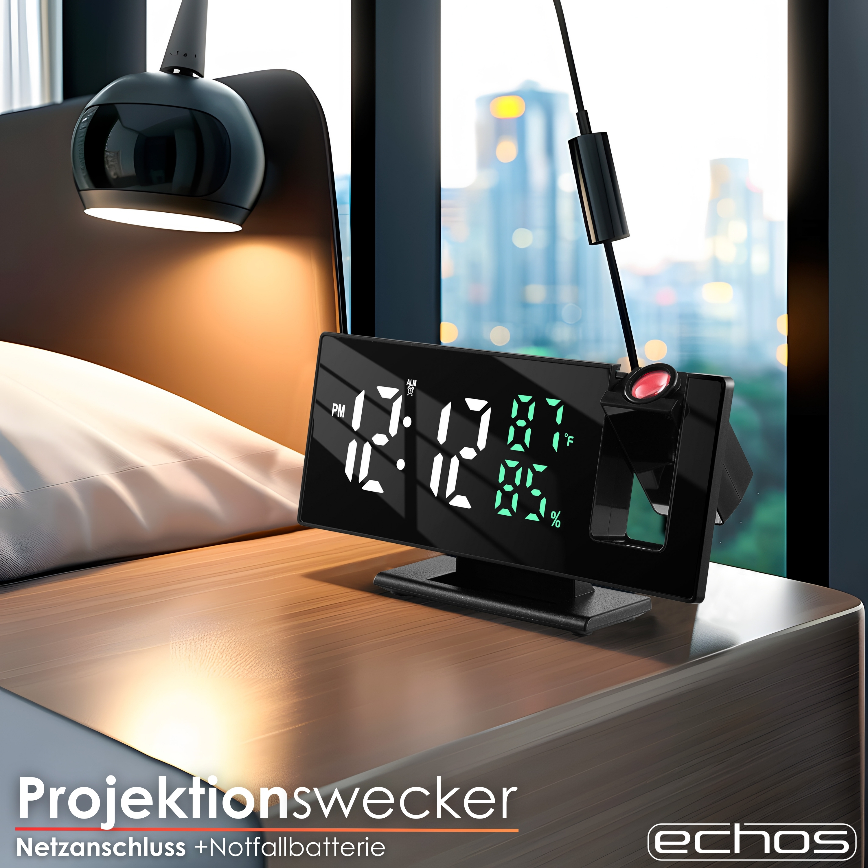 Echos Eco-4600 Projektionswecker