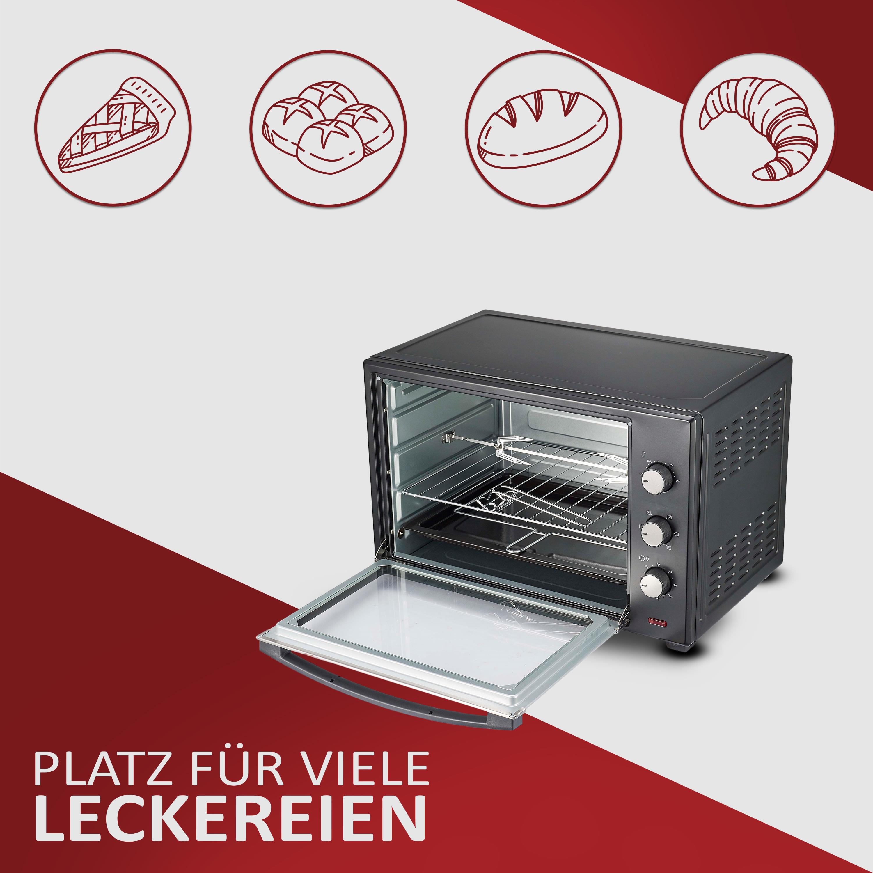 Steinborg SB-3006 Backofen 60 Liter Schwarz