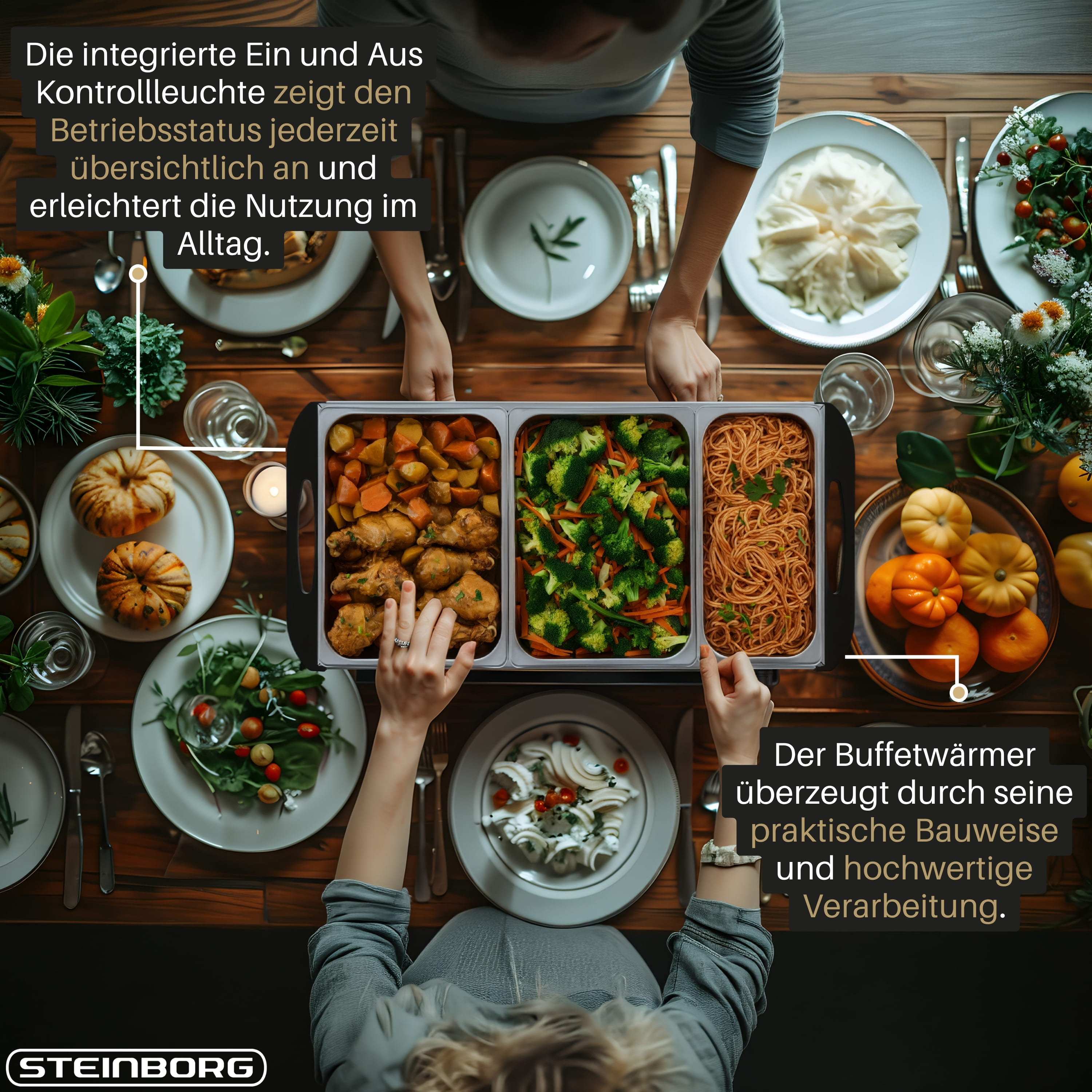 Steinborg SB-6024 Buffetwärmer