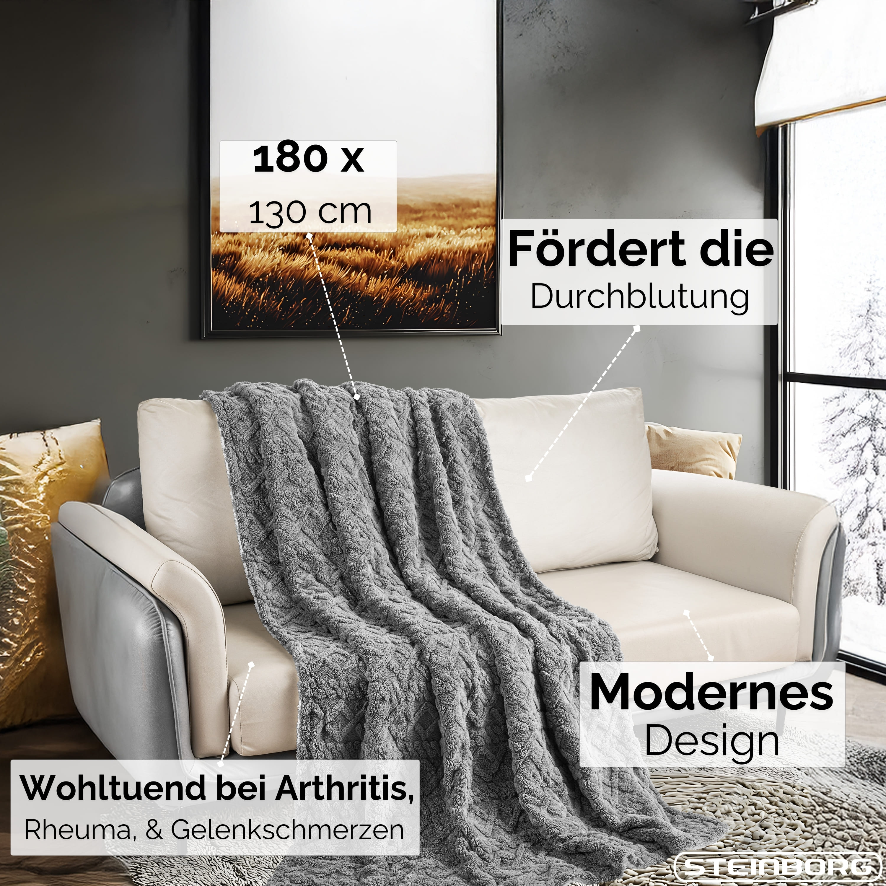 Steinborg SB-9523 Heizdecke 180*130 cm