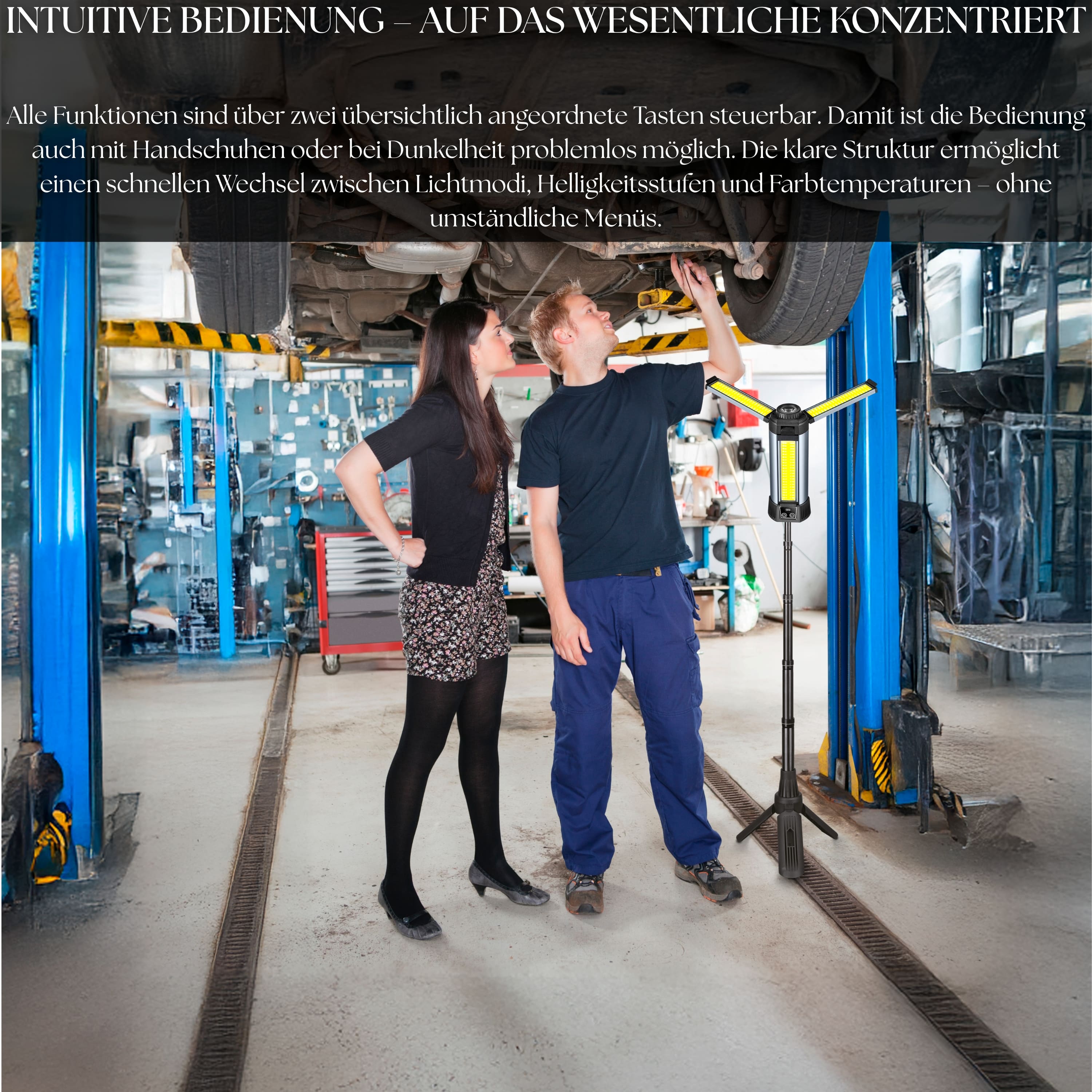 Steinborg SB-8200 12in1 Multfunktionsleuchte