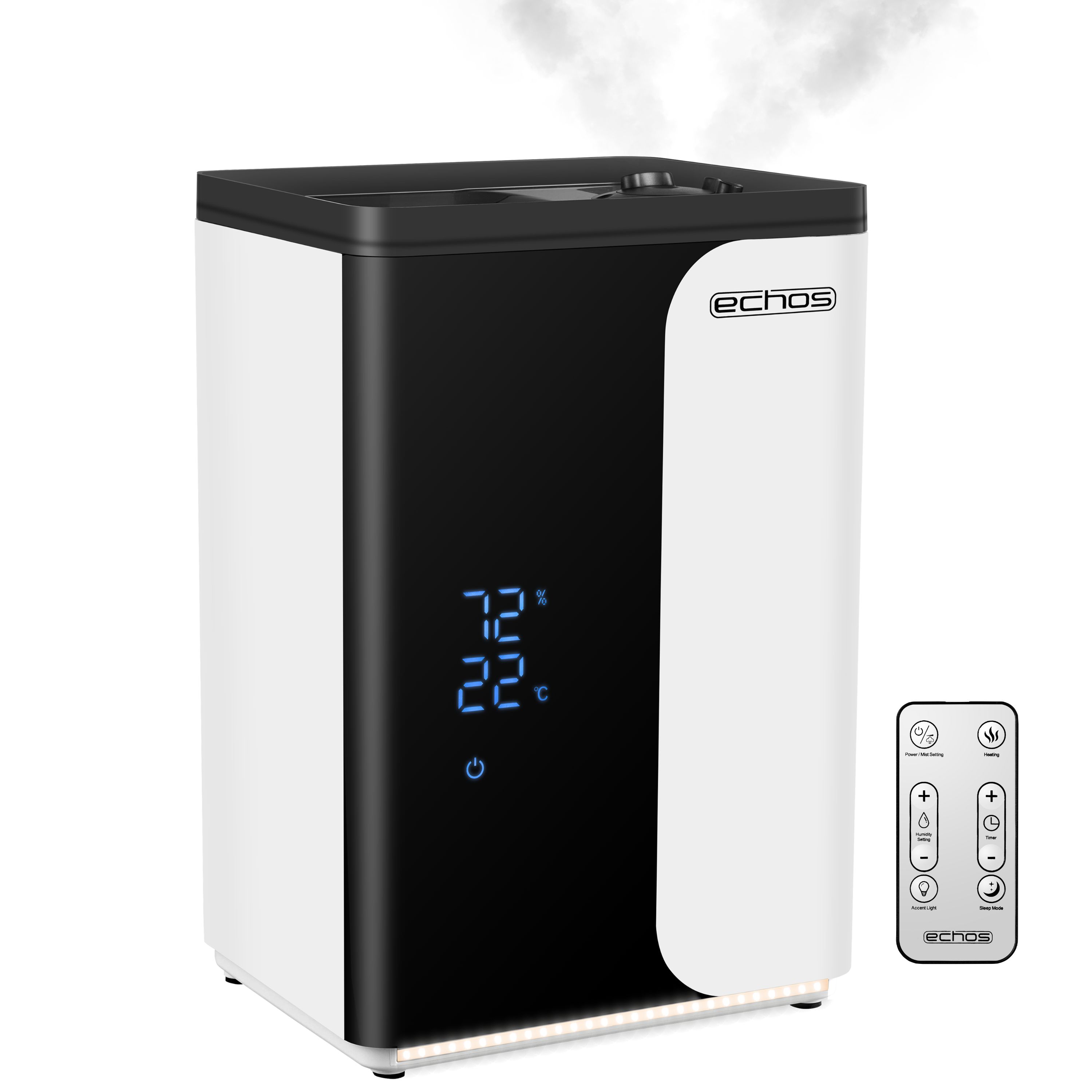 Echos Ultraschall Luftbefeuchter 5 Liter WIFI Smart Life App