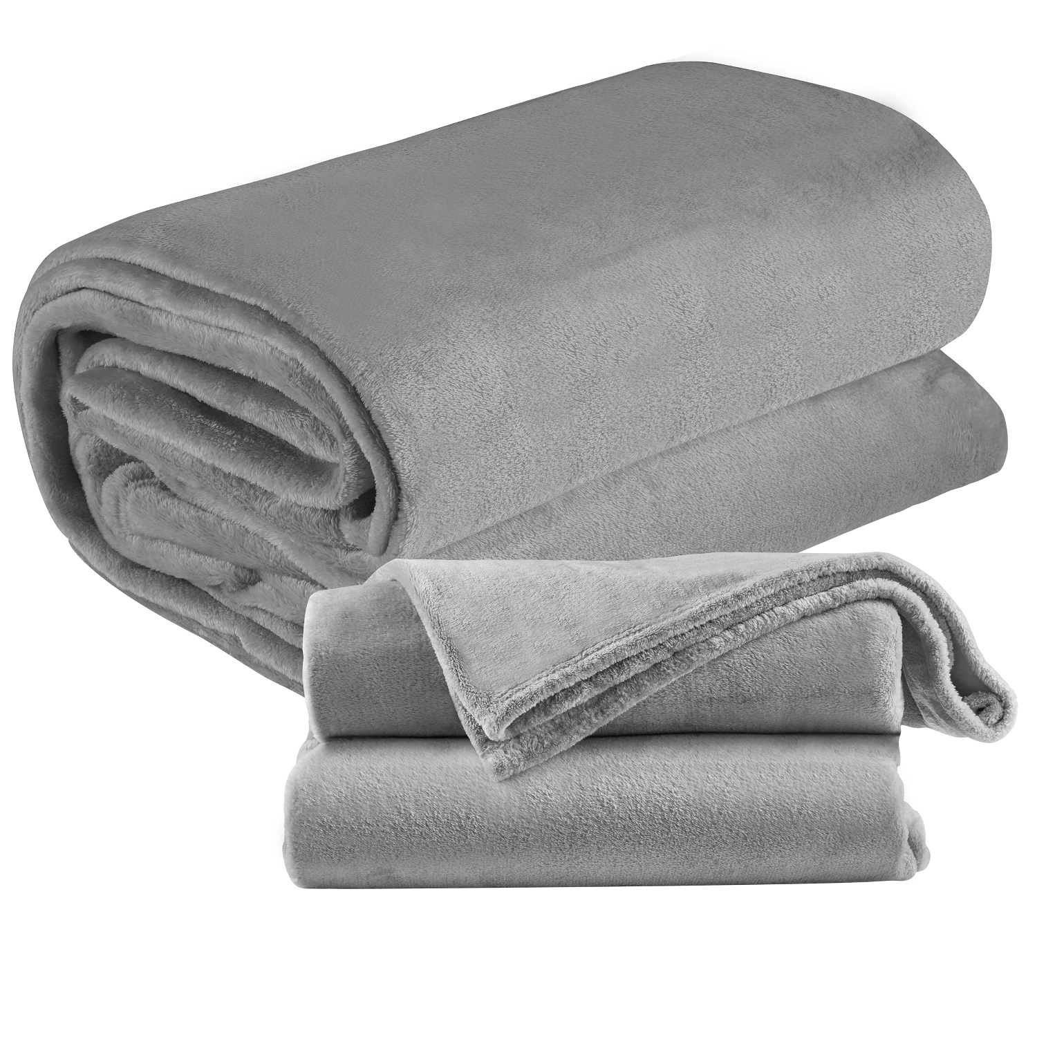 Ecosa EO-9515 Kuscheldecke 150*200cm Grau