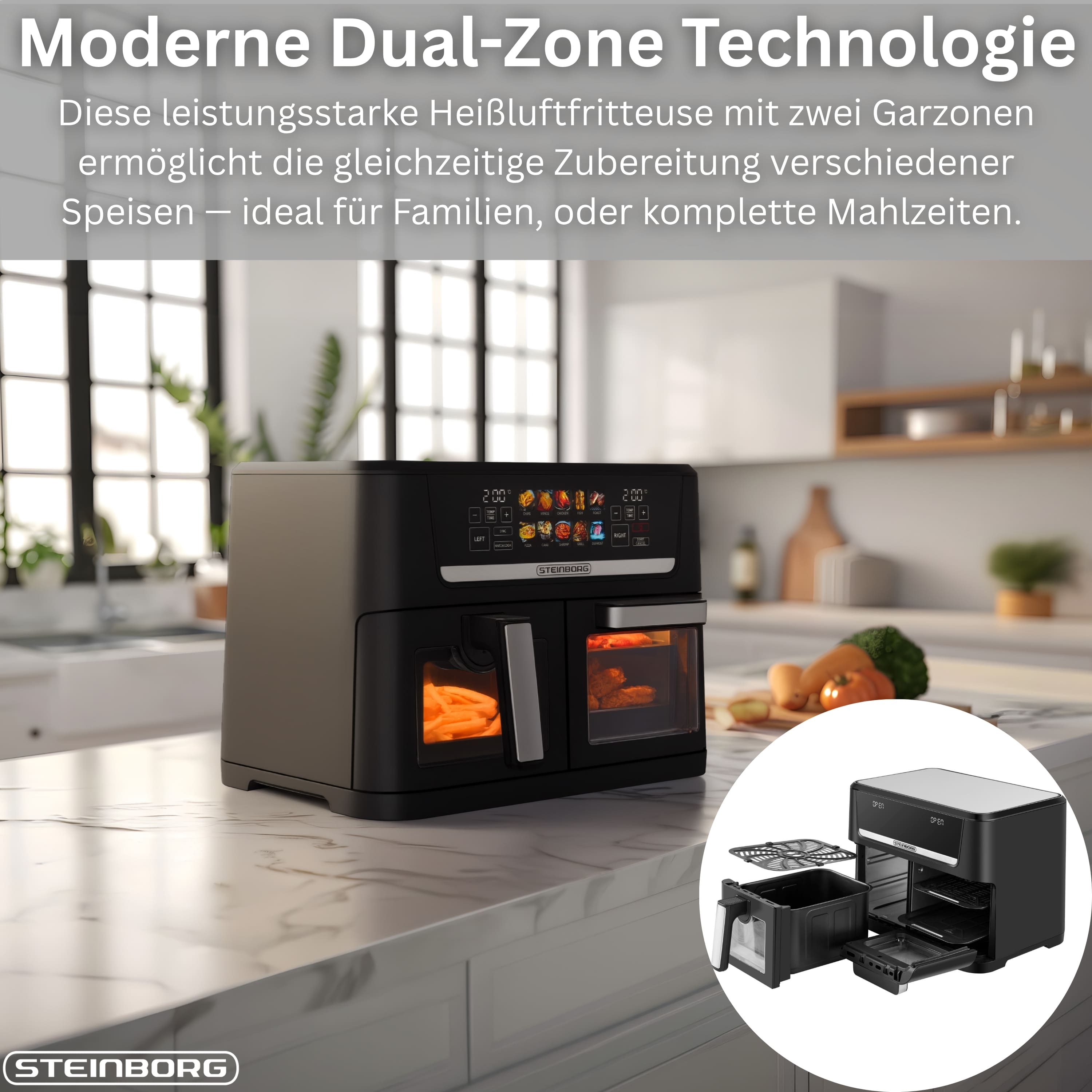 Steinborg SB-3170 Heißluftfritteuse