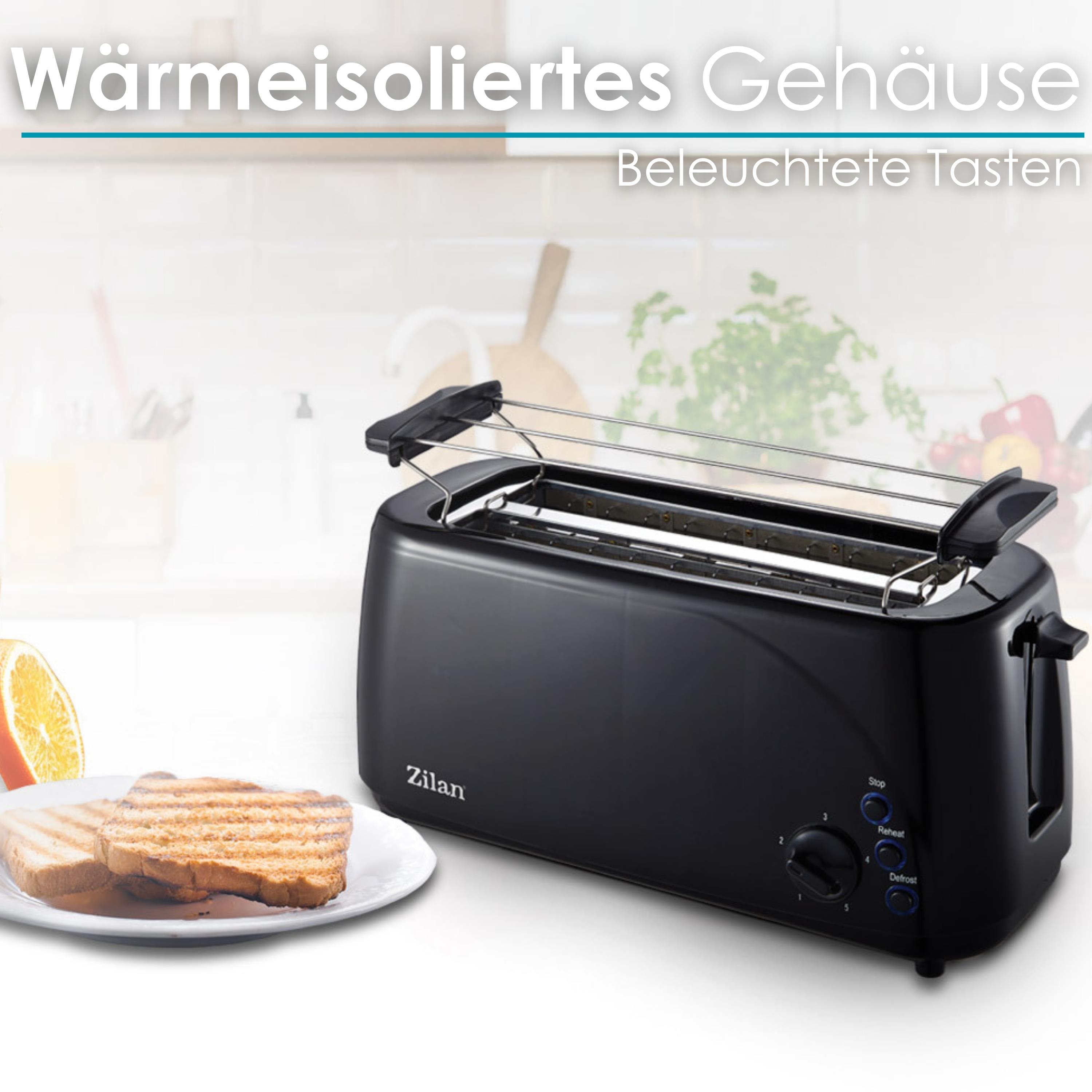 Zilan ZLN-2713 Toaster Schwarz