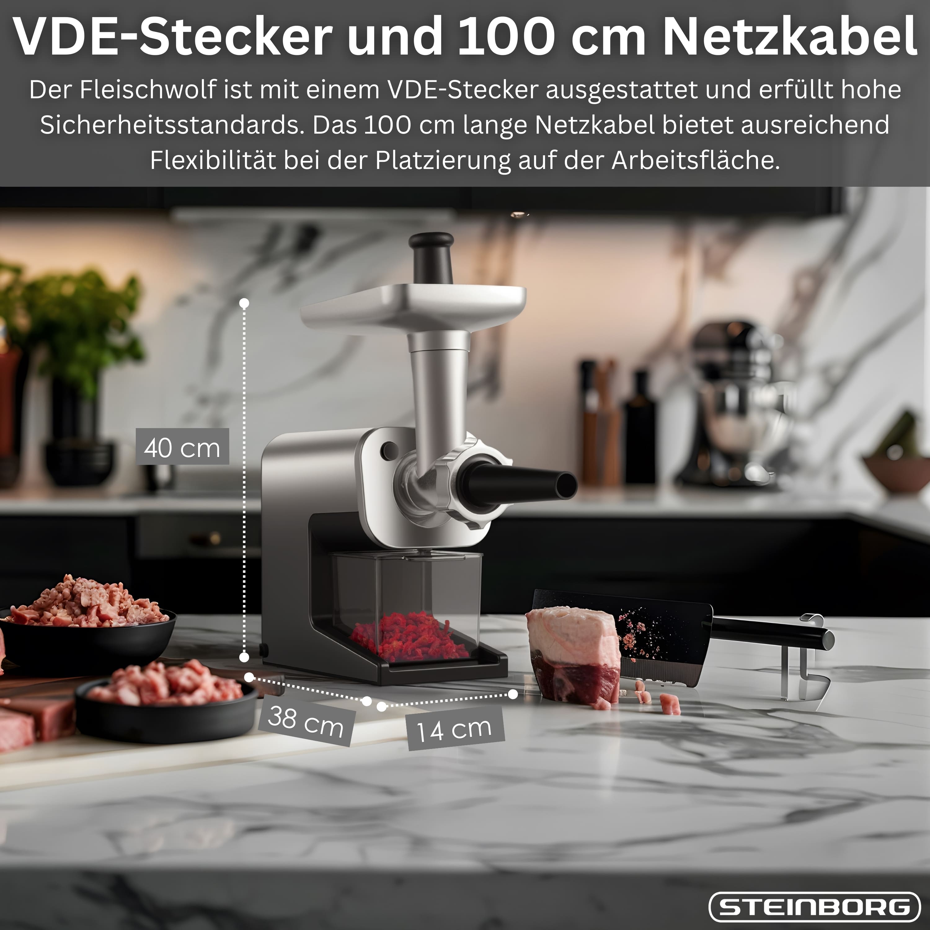 Steinborg SB-7080 Fleischwolf